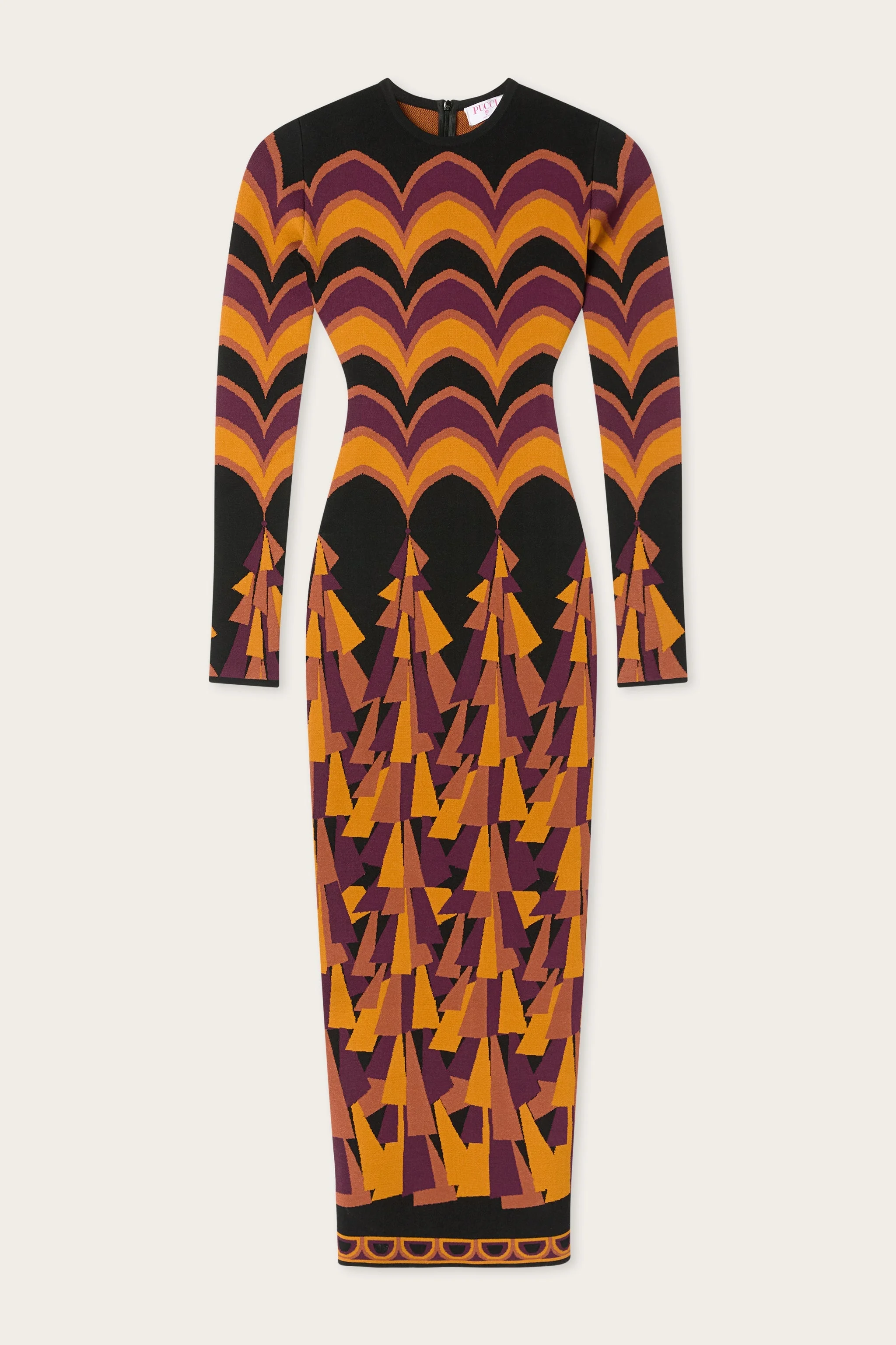 BAIADERA PRINT JACQUARD DRESS - 1