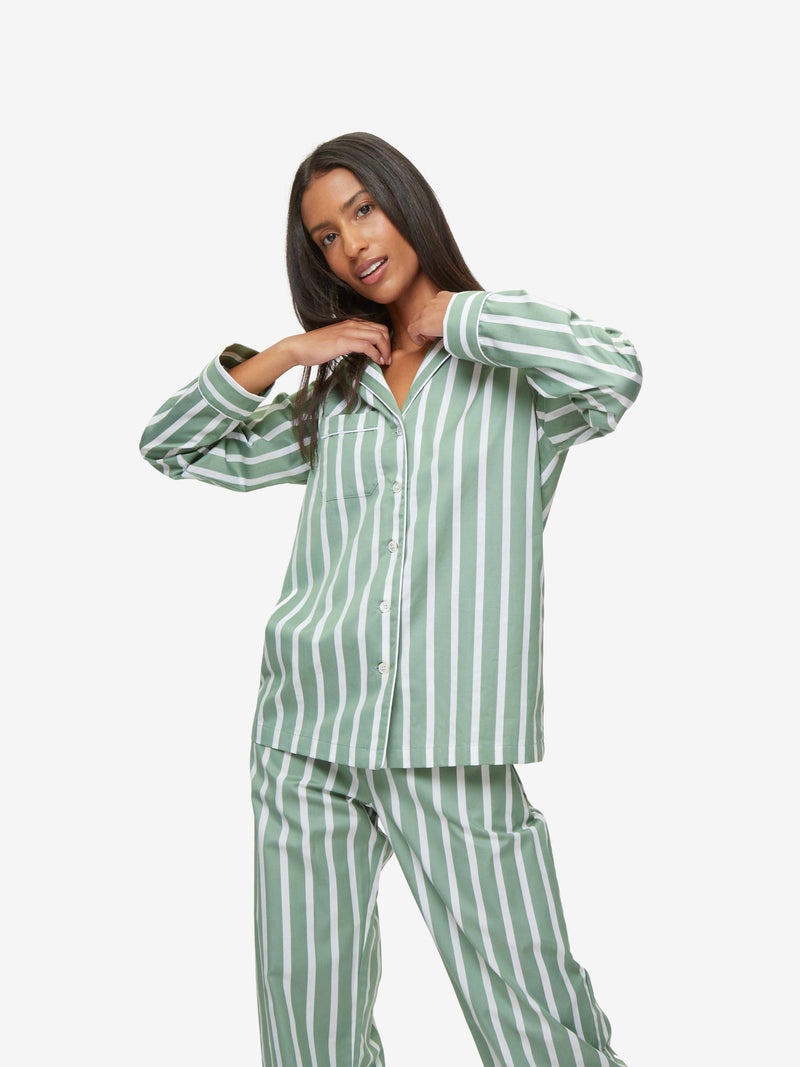 Women's Pyjamas Royal 219 Cotton Green - 5