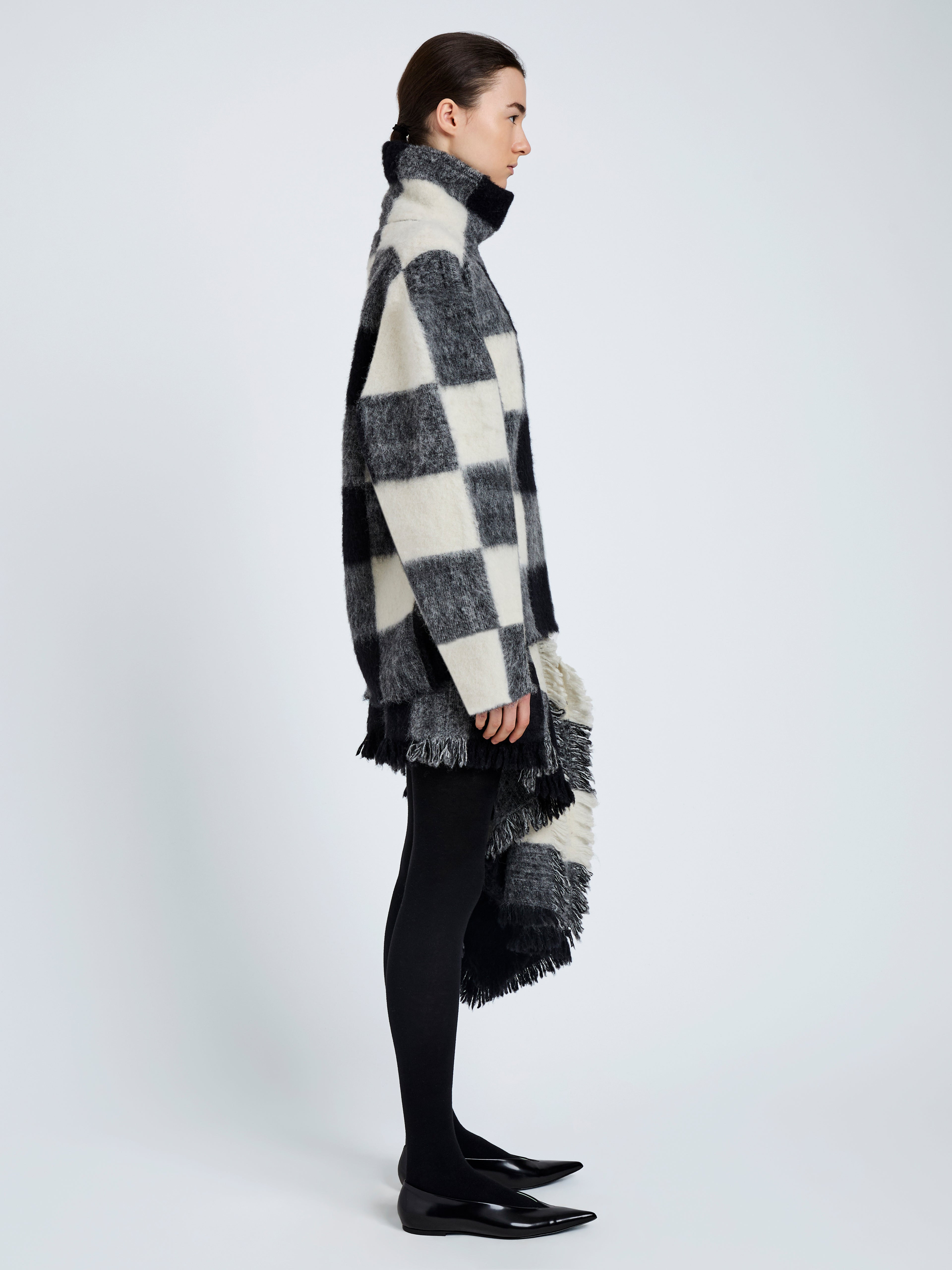 Kai Top in Brushed Glenplaid Knit - 4