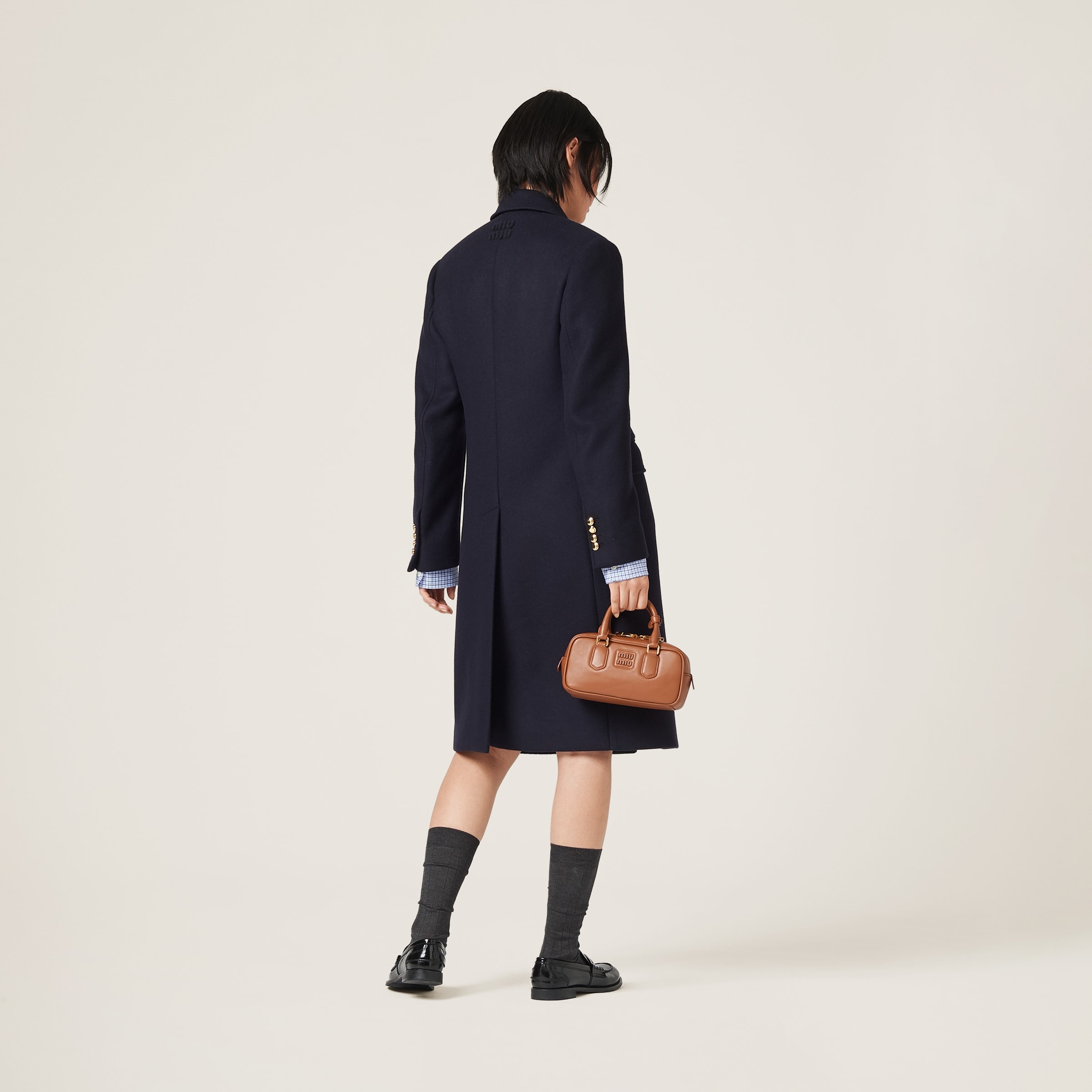 Double-breasted cloth coat - 3