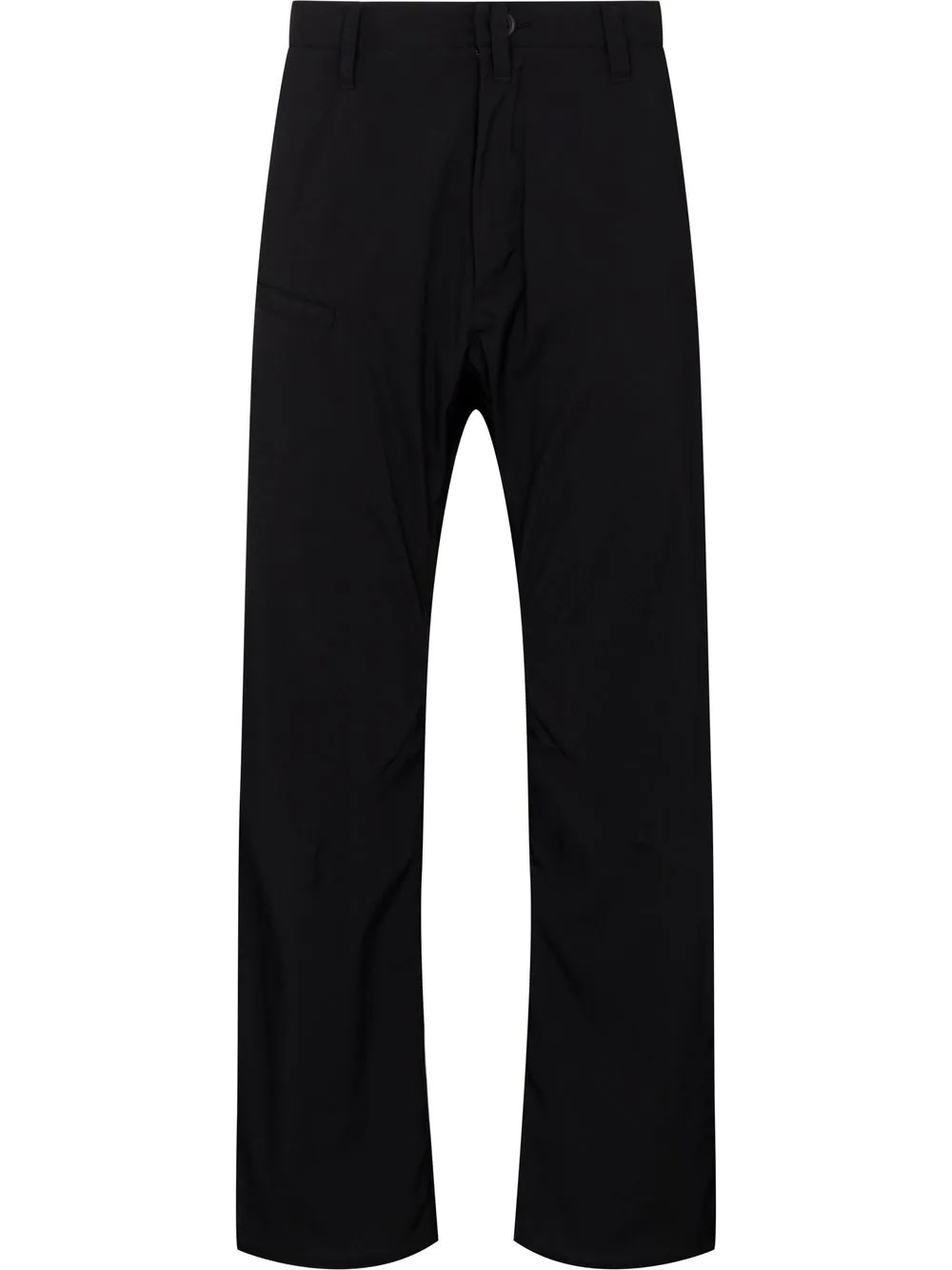 high-waisted straight leg trousers - 1