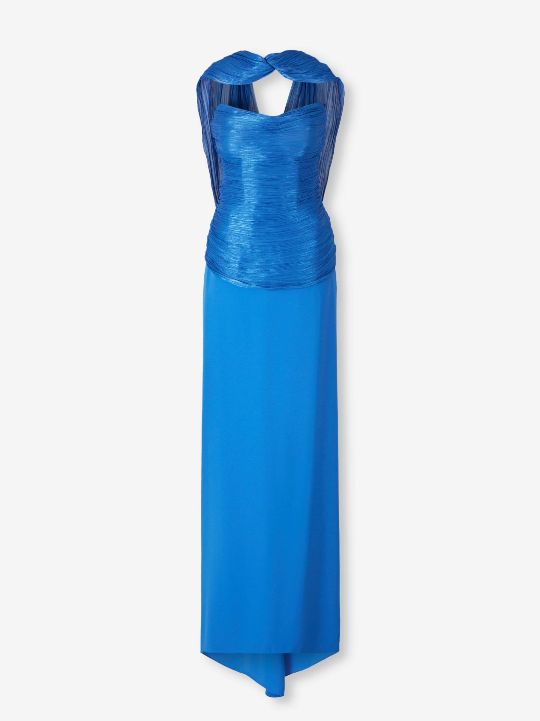 PLEATED MAXI DRESS - 1