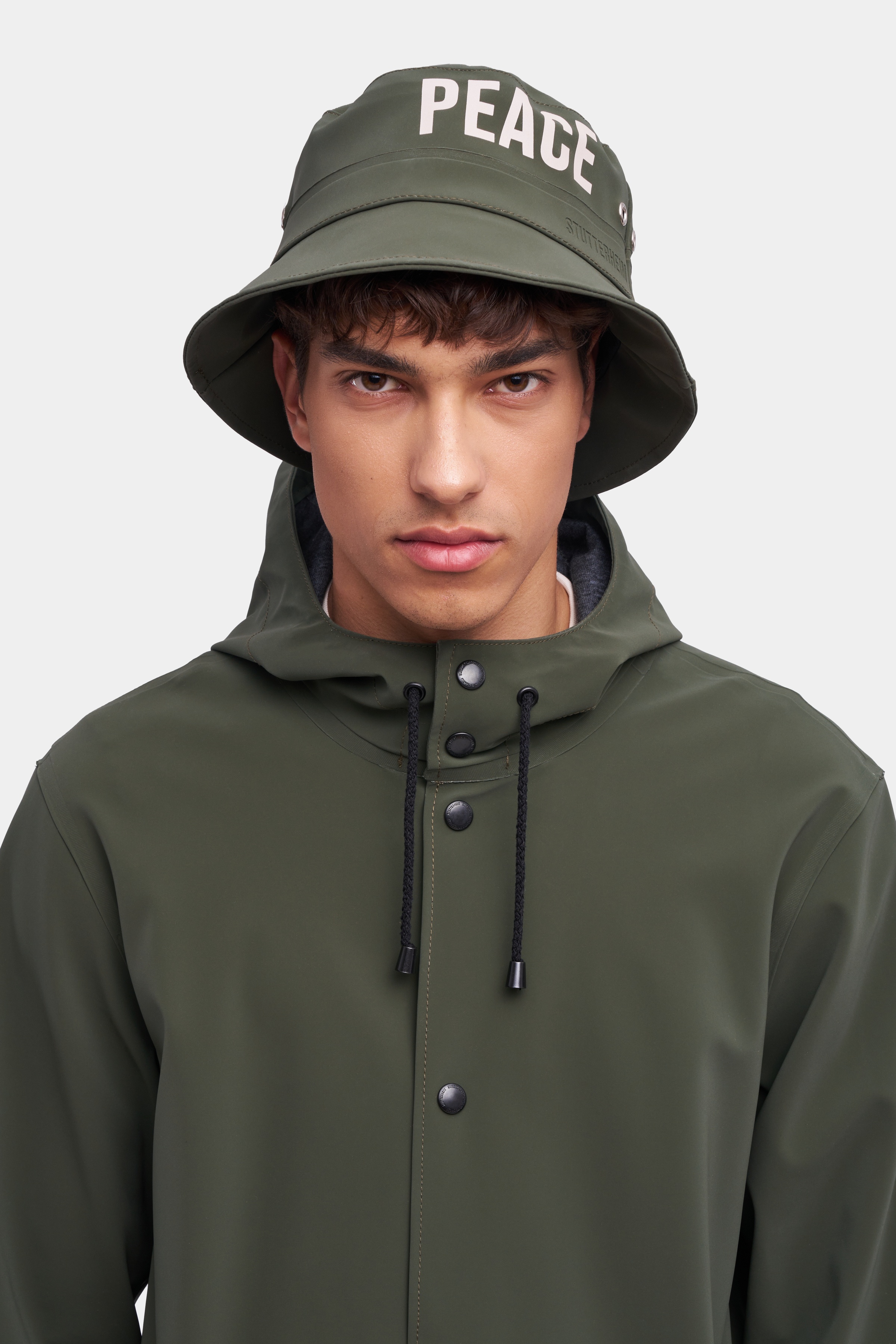 Beckholmen Matte Bucket Hat Dark Green - 2