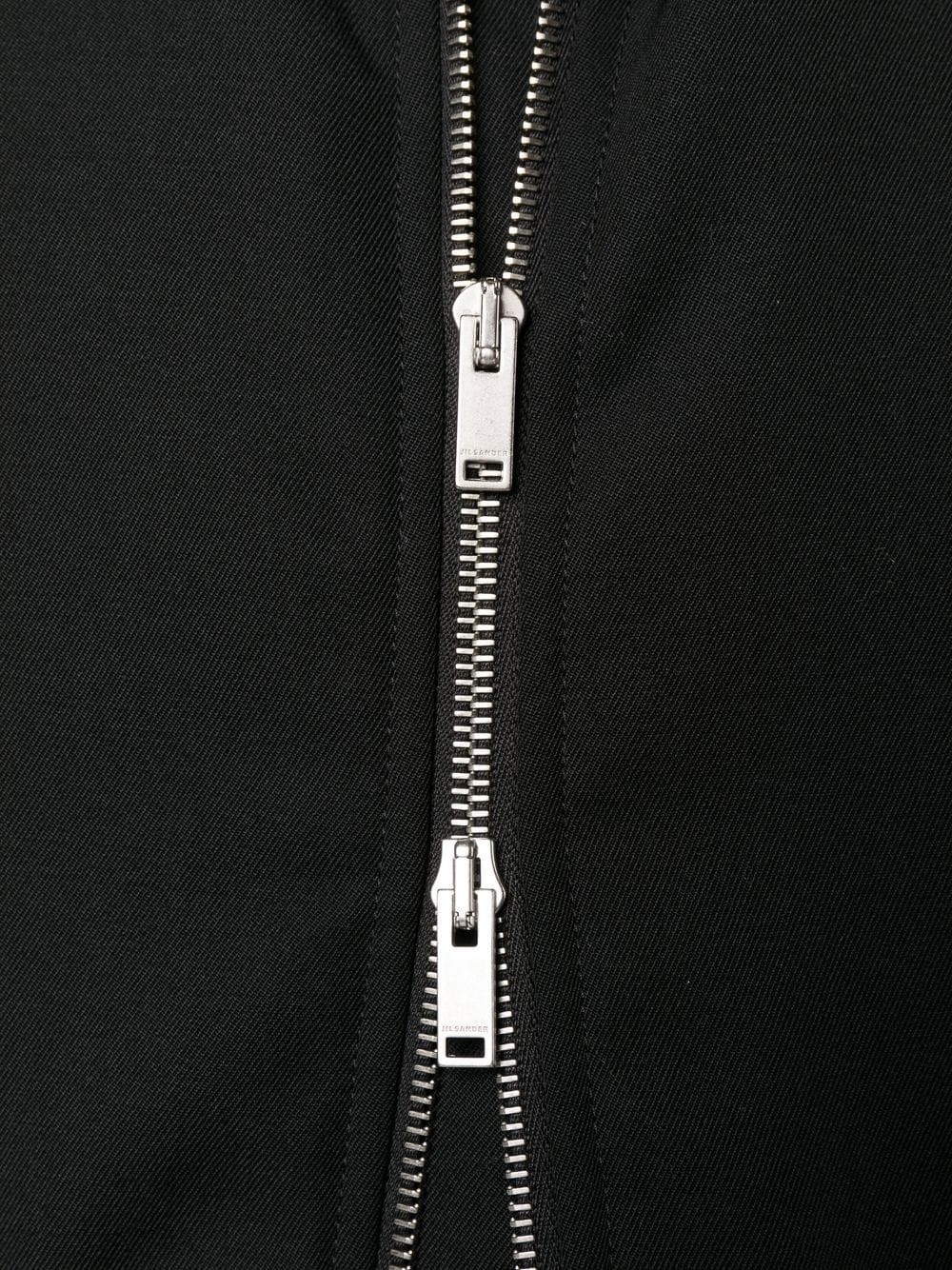 zipped wool bomber jacket - 5