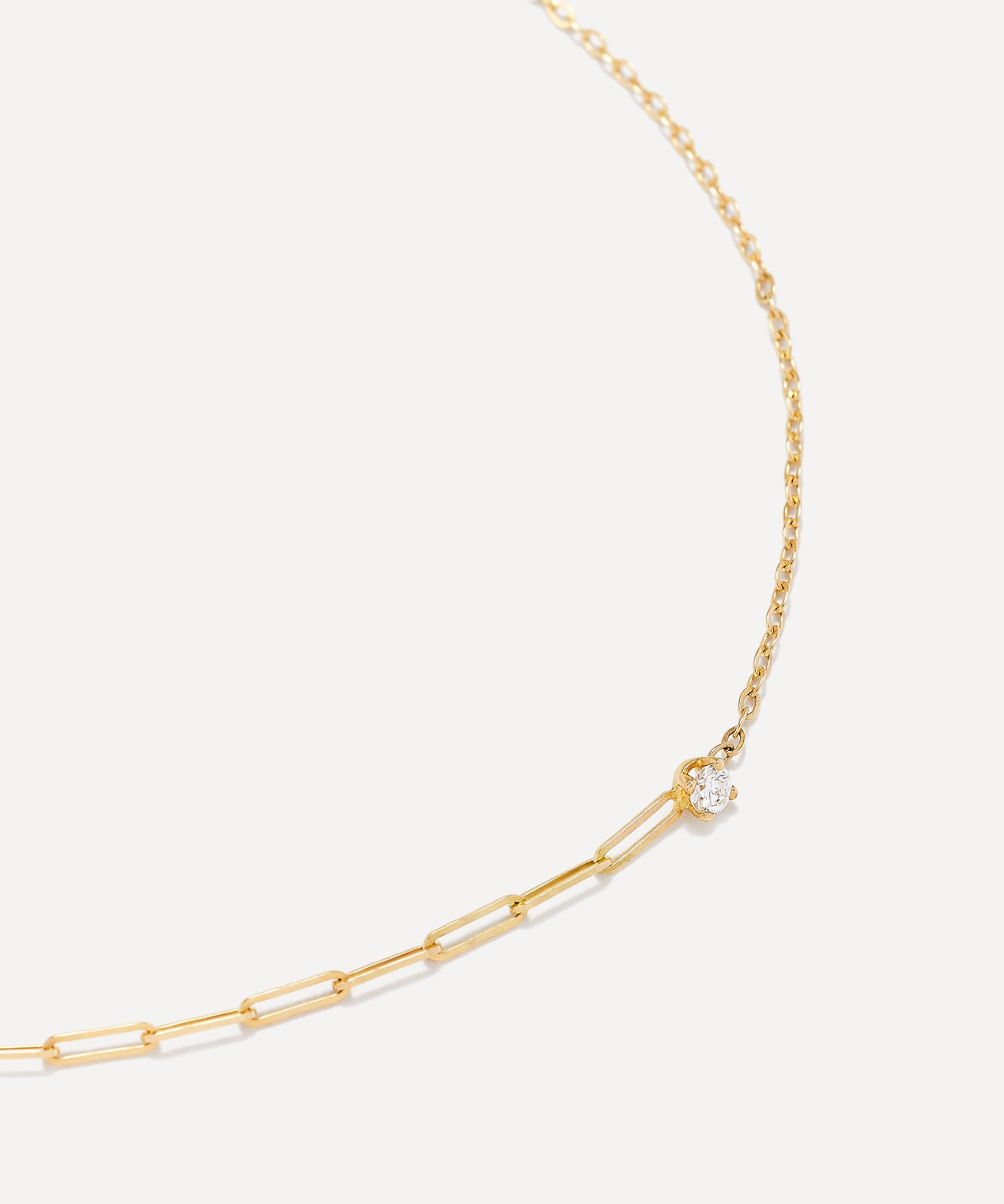 18ct Gold Solitaire Diamond Bracelet - 2