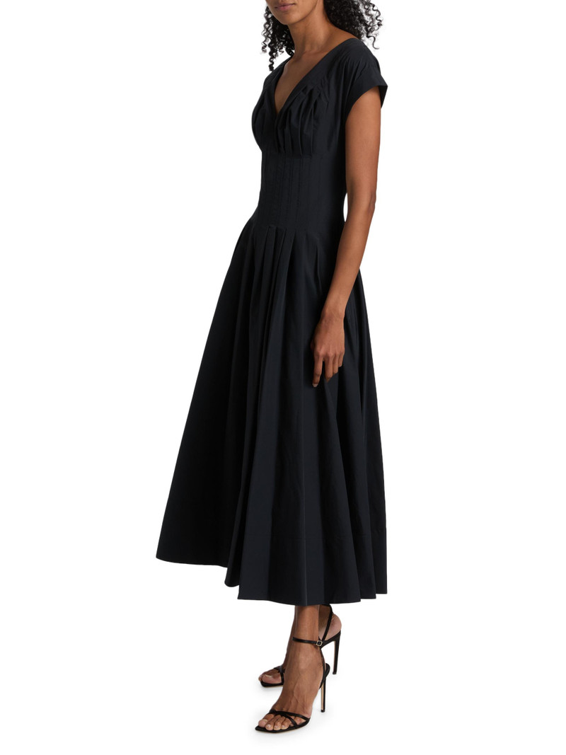 Women's Nina Pleated Midi-Dress - Midnight 4