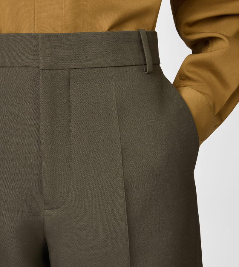 PANTS IN WOOL - GREEN 5