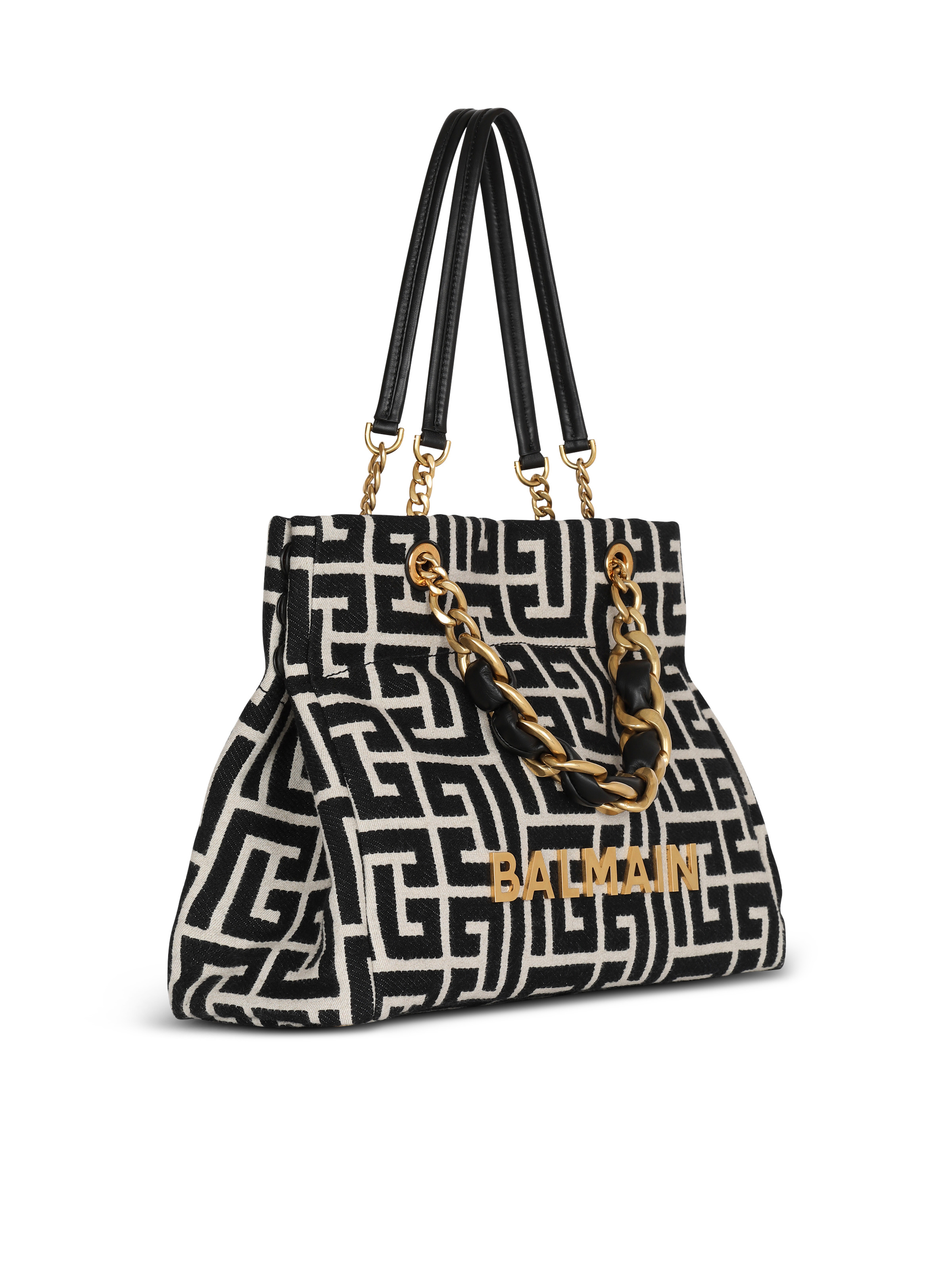1945 Soft monogrammed jacquard tote bag - 3