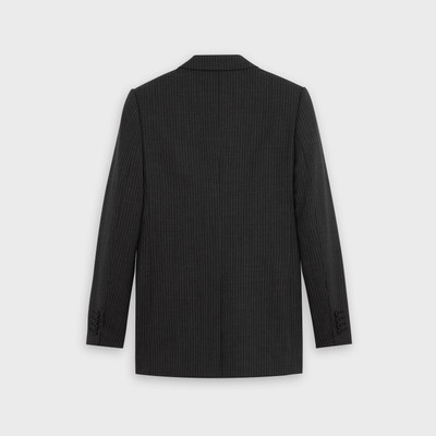 CELINE CLASSIC JACKET IN STRIPED WOOL FABRIC outlook