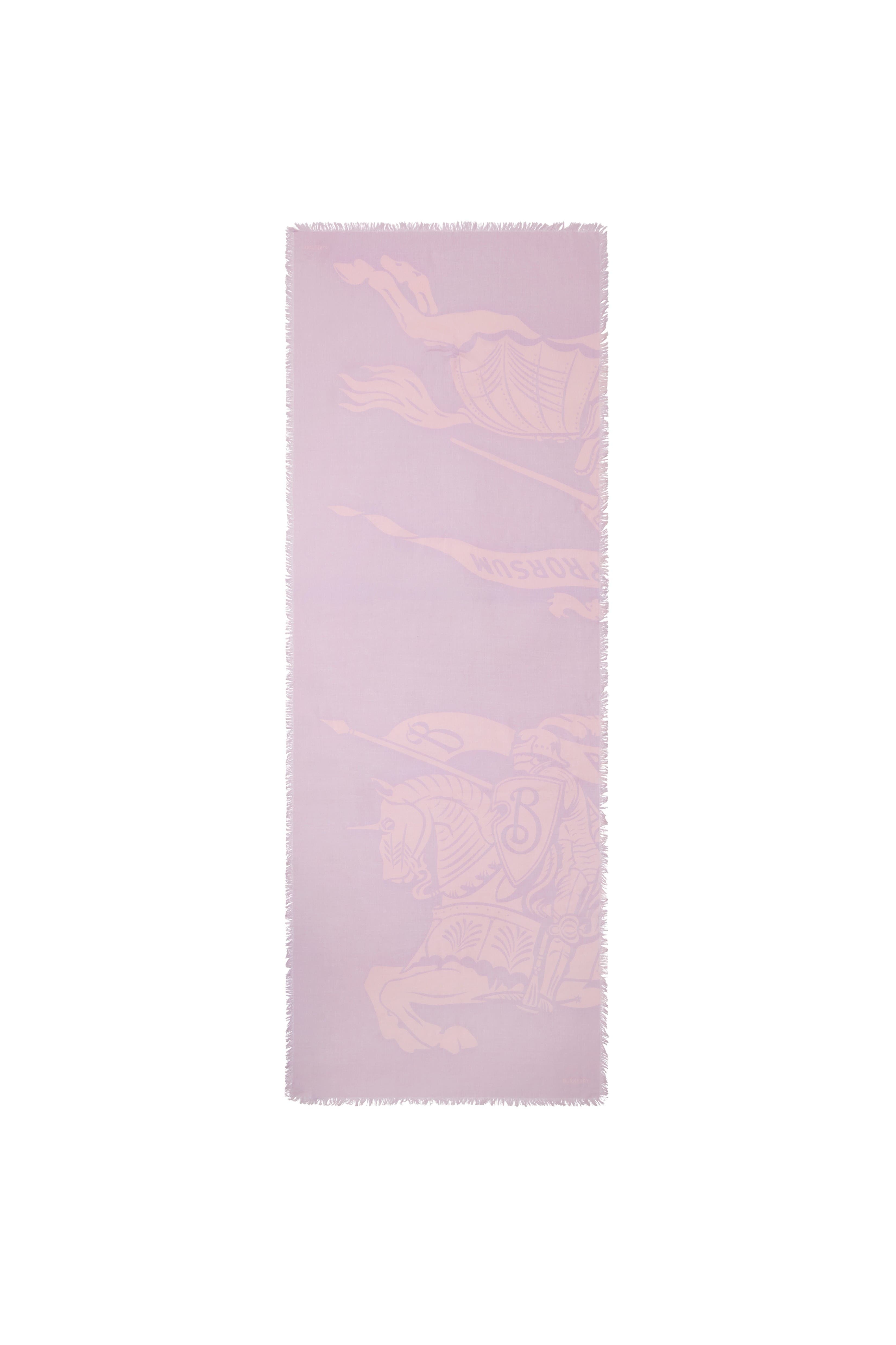 burberry Wide EKD Wool Scarf in Fondant at Nordstrom - 4