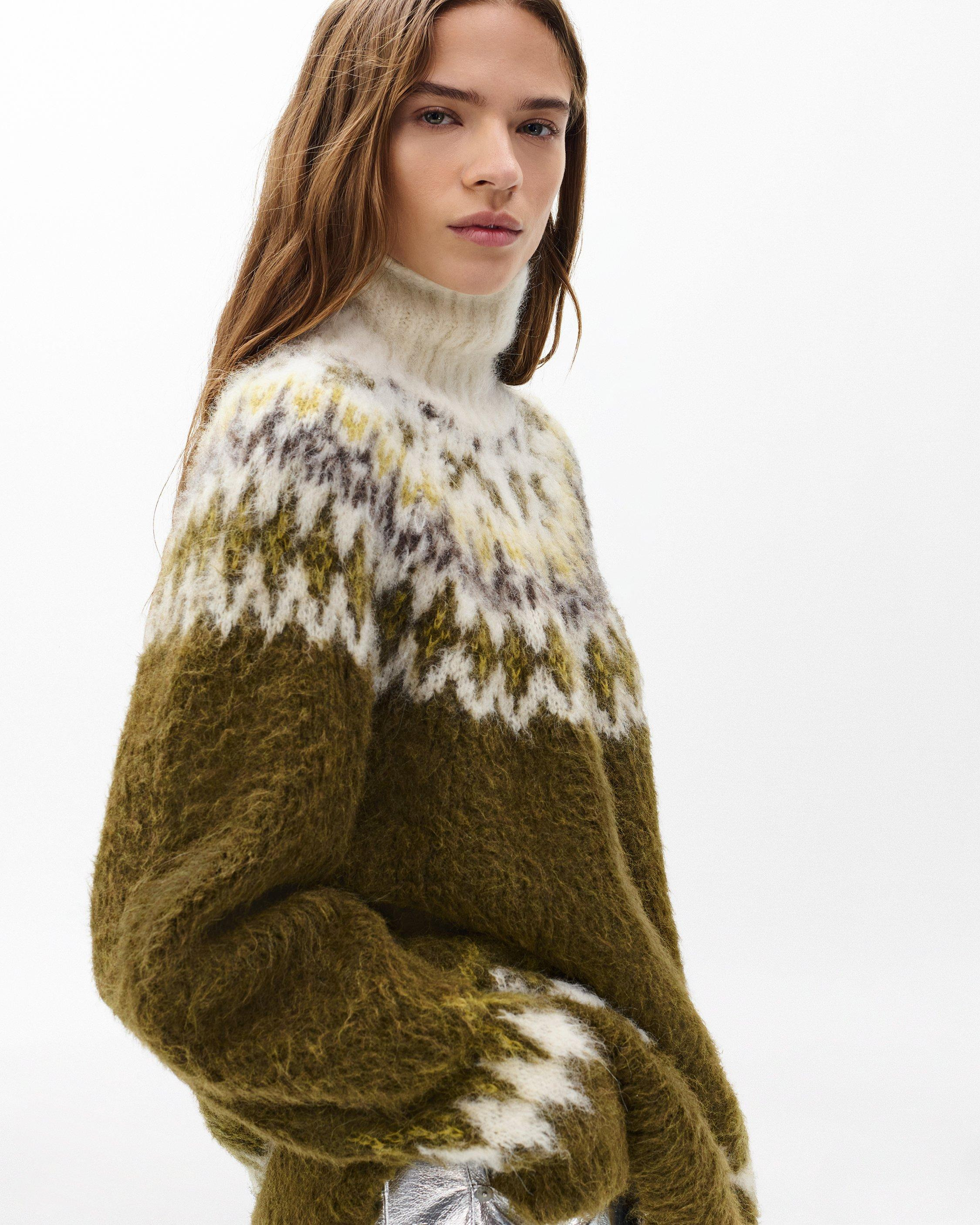 Beth Fair Isle Turtleneck Sweater - 2
