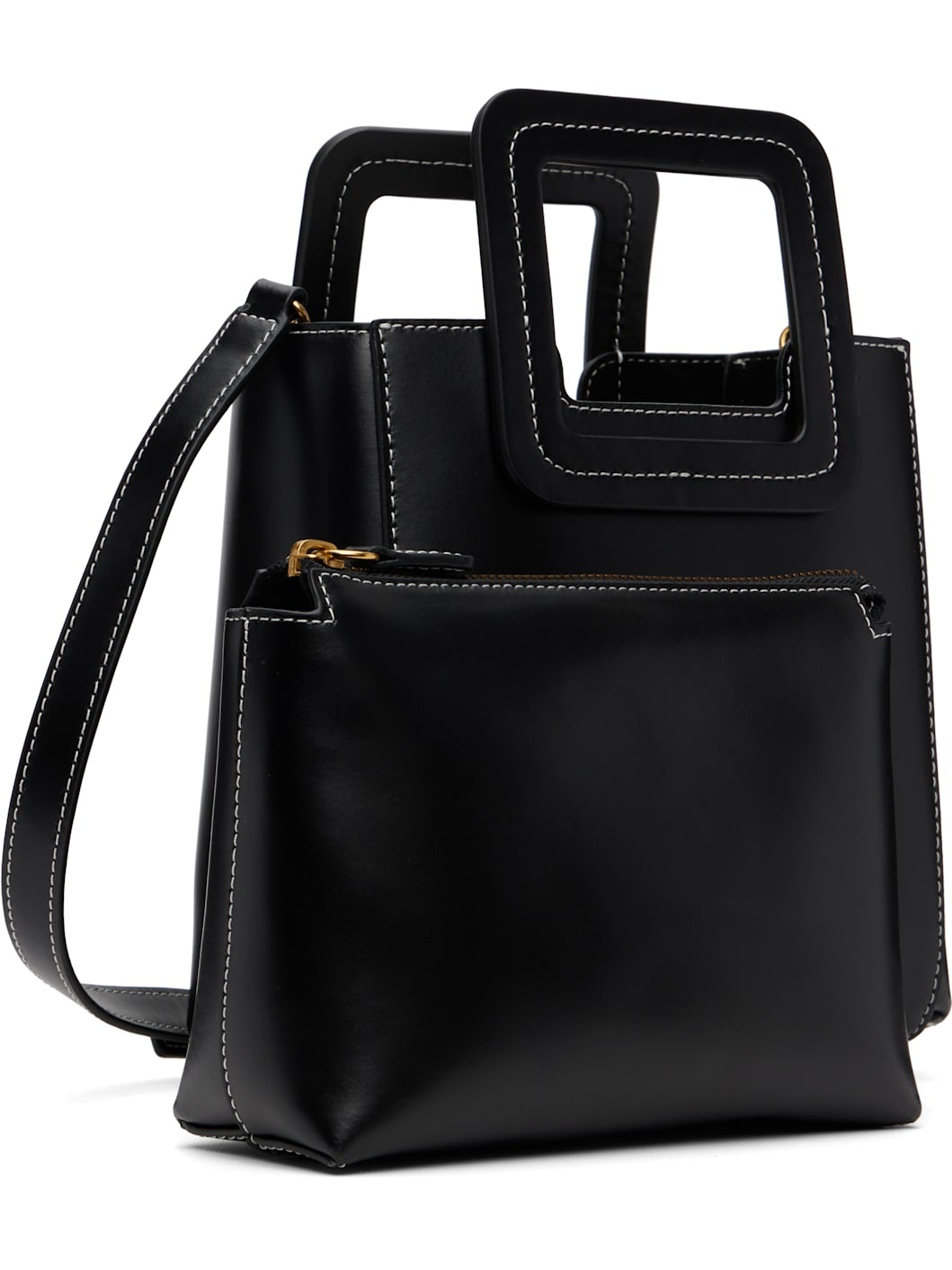 Black Mini Shirley Leather Bag - 2