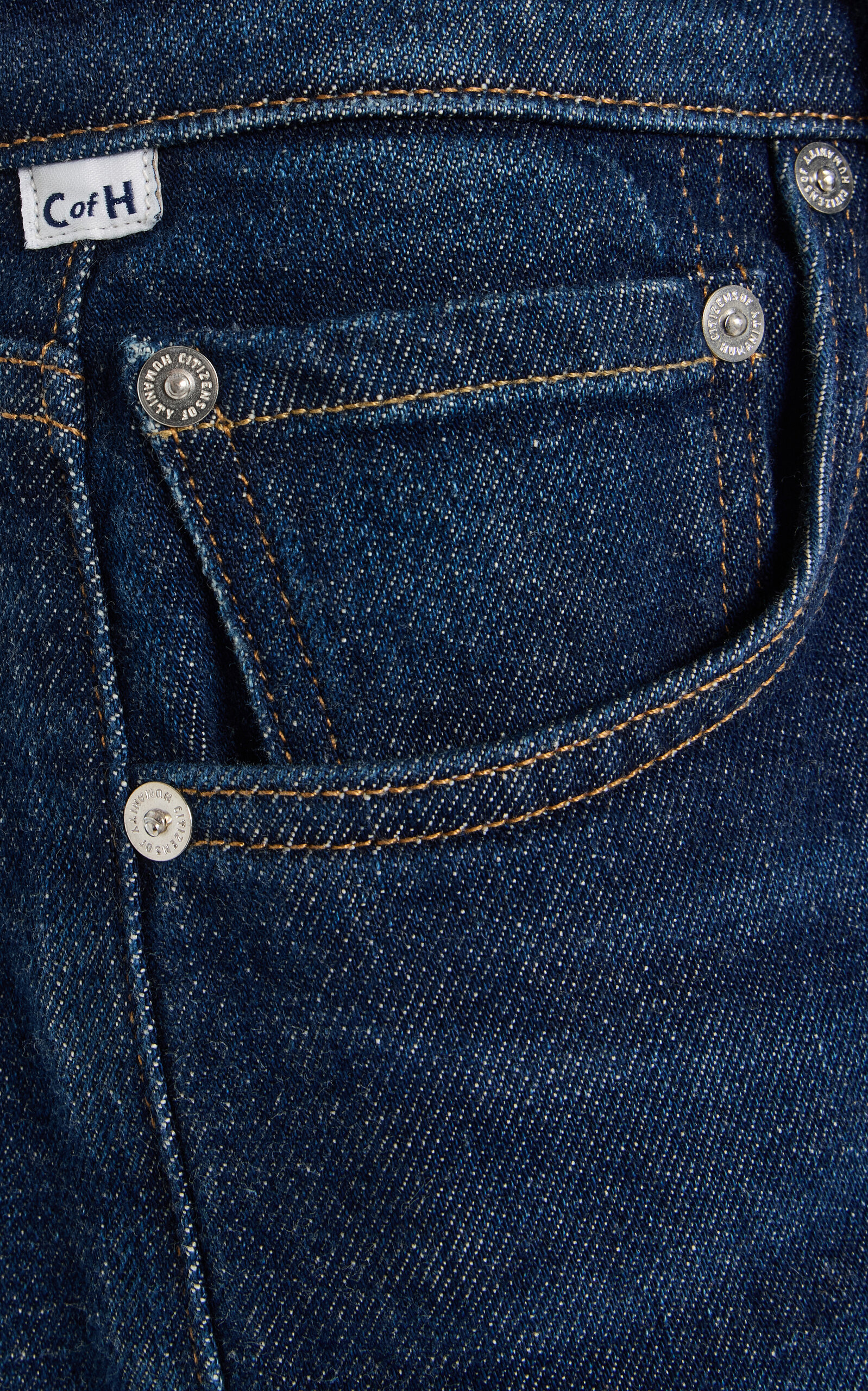 Kimberly 70’s Stretch High-Rise Flared Jeans dark wash - 5