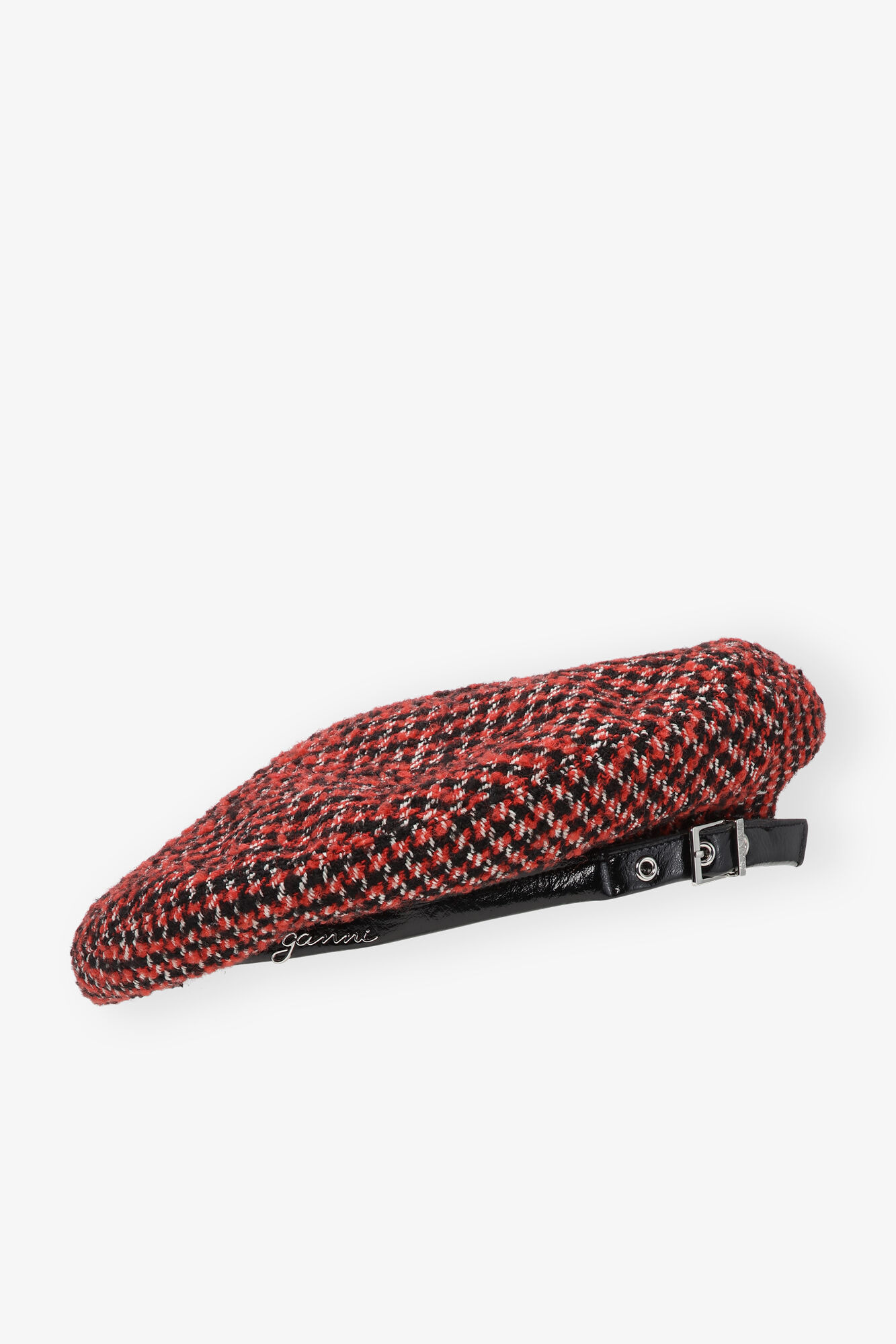RED CHECK BERET - 1