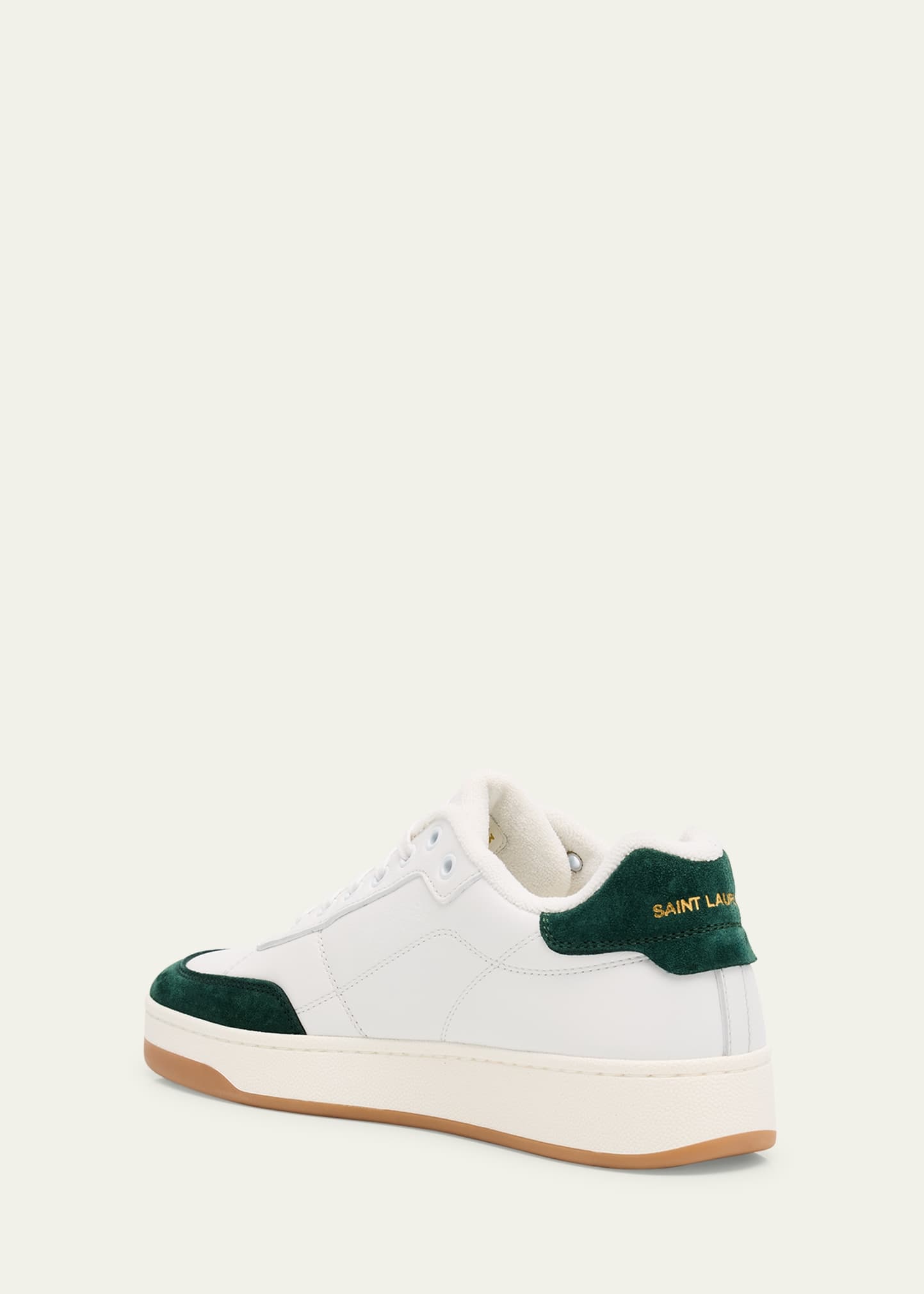 Men's SL61 Leather and Suede Low-Top Sneakers - 2