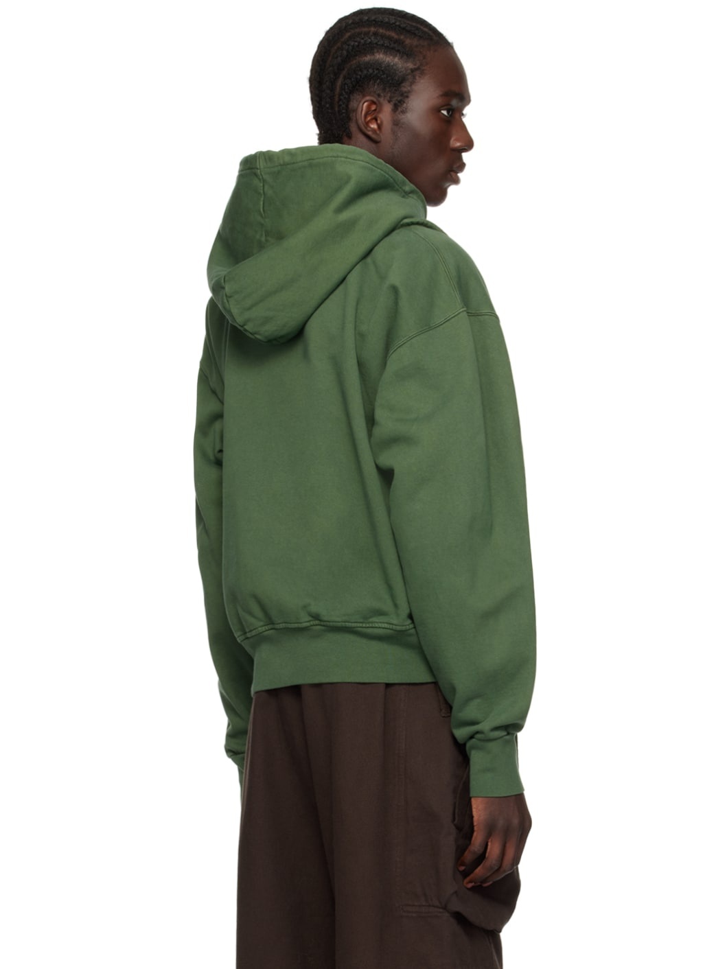 Green 'Le Sweater Camargue Zippé' Hoodie - 3