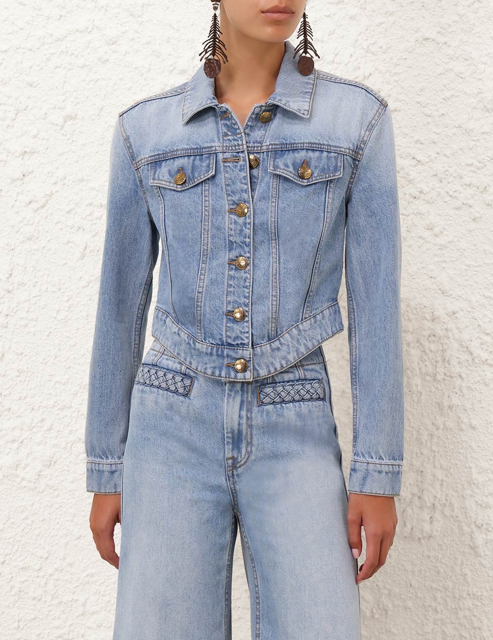 LUCKY FITTED DENIM JACKET - 2