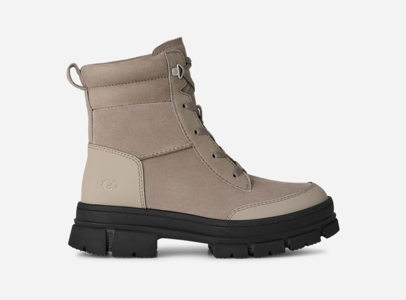 ® Women's Ashton Weatherized Lace Up Suede Boots in Cobble Grey 1