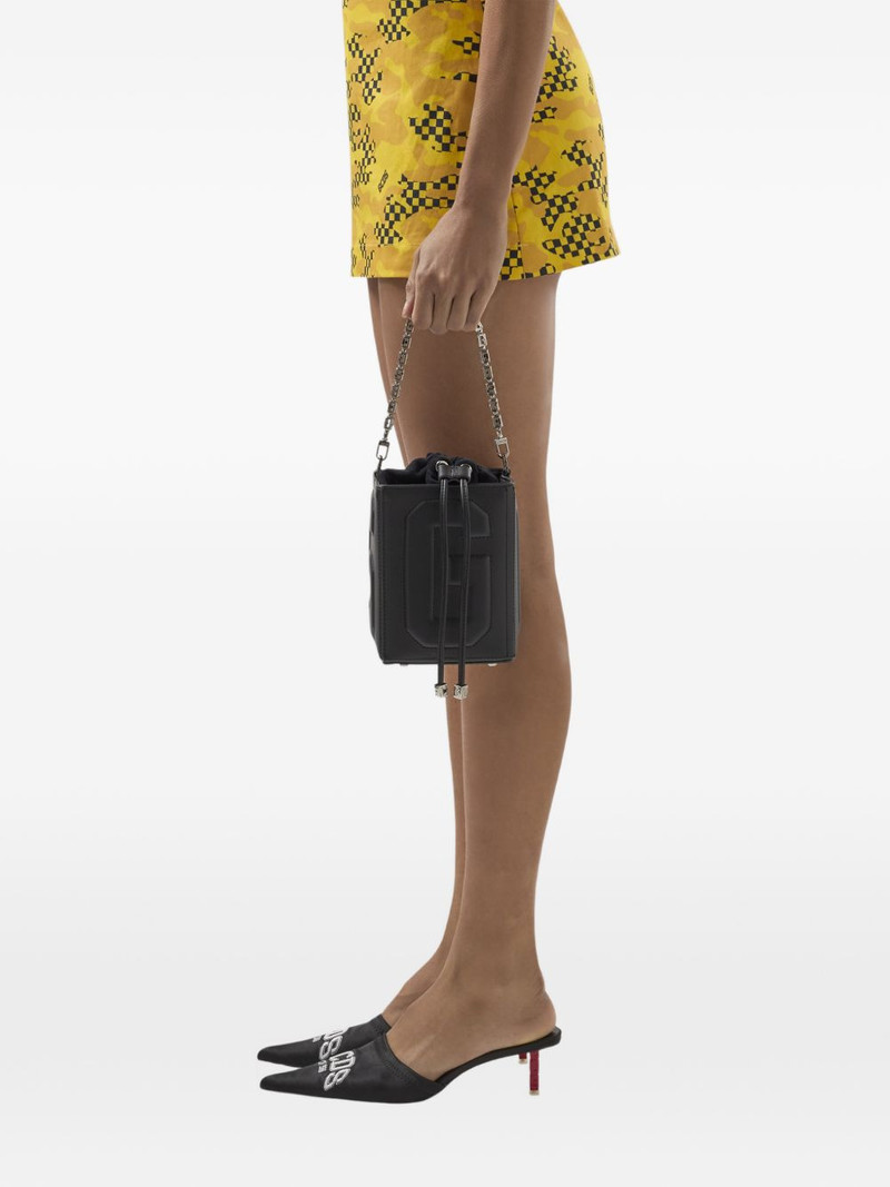 GCDS logo-embossed shoulder bag outlook
