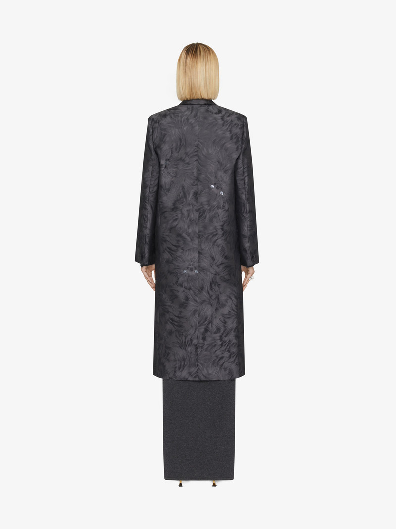 Givenchy COAT IN CAT JACQUARD outlook