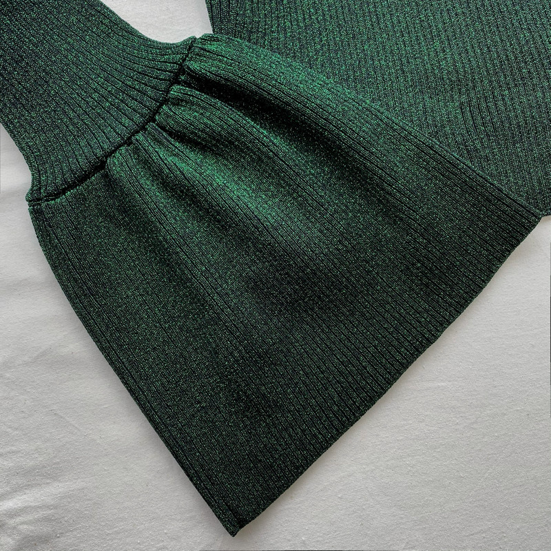 Green Lurex Knit Top 5