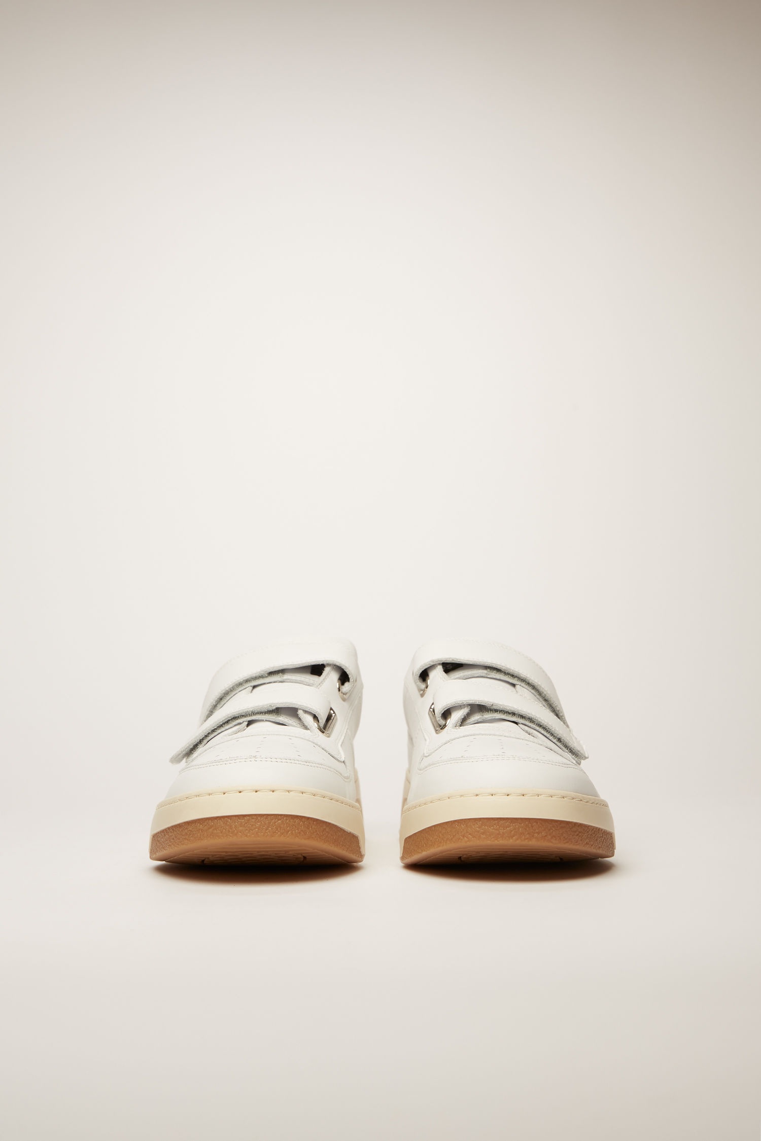 Velcro-strap sneakers white - 2