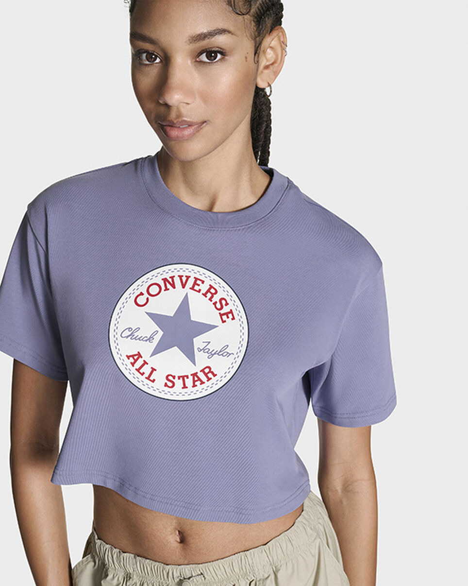 Chuck Taylor All Star Patch Cropped T-Shirt - 4