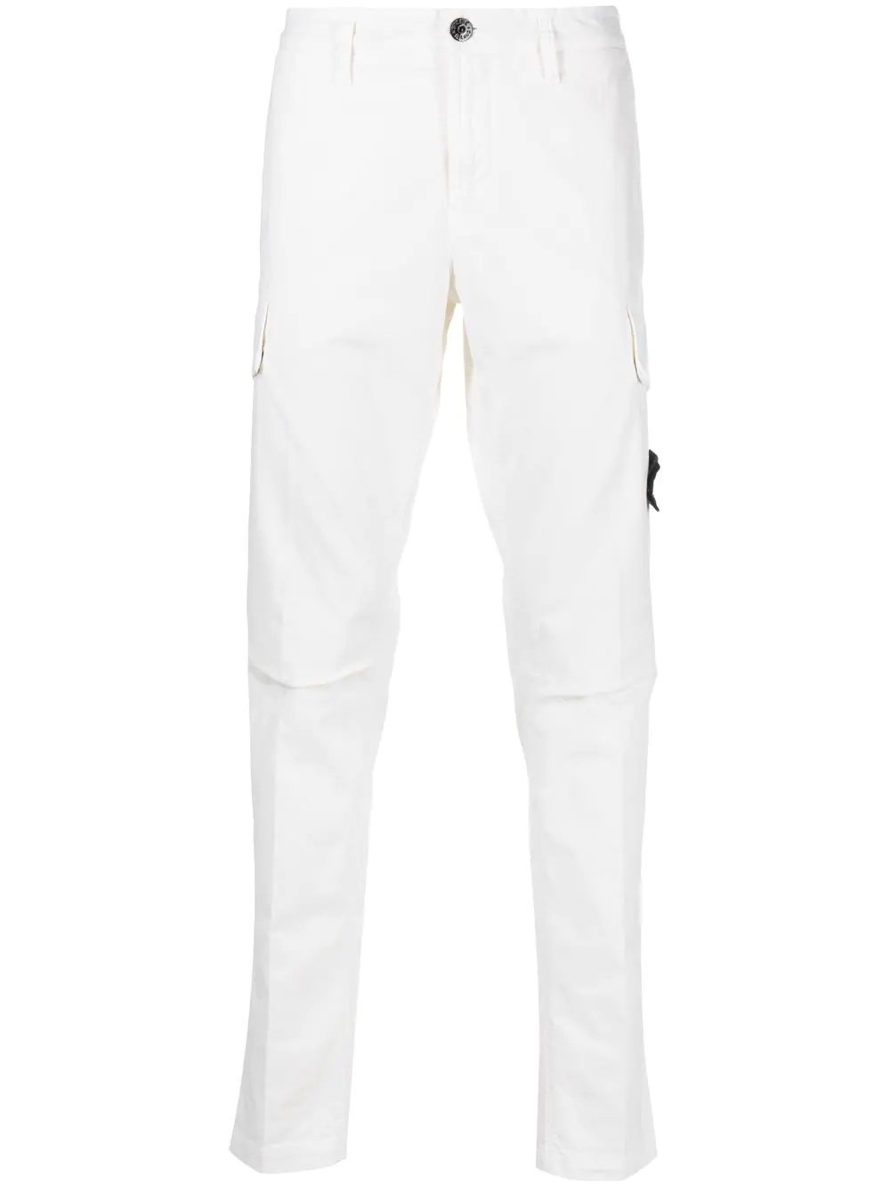 Compass-patch cargo trousers - 1