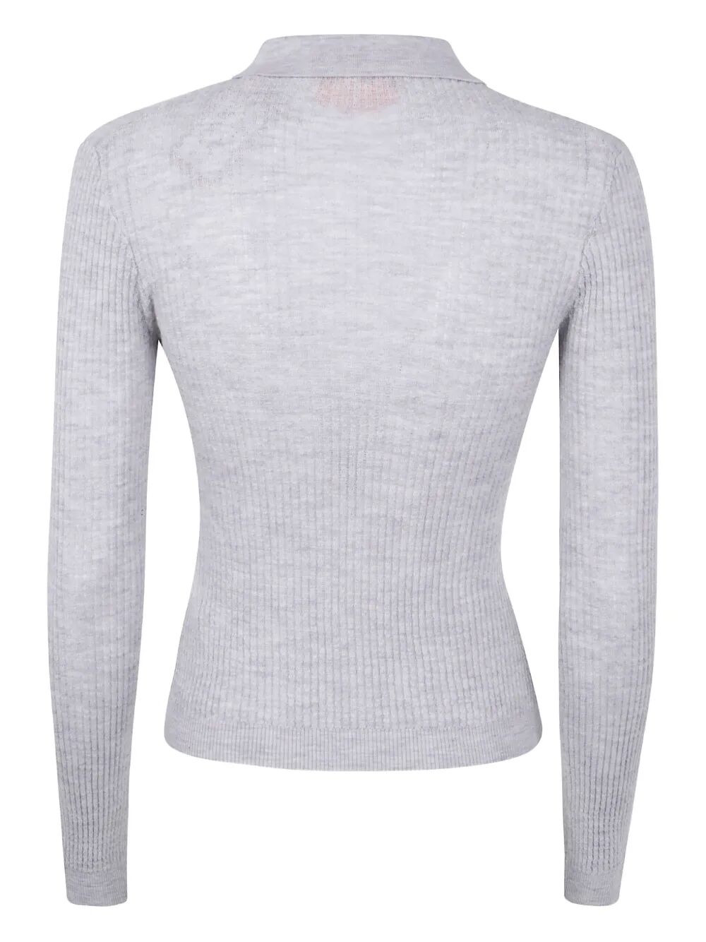 Guest In Residence Women Long Sleeves "Shrunken" Cashmere Polo Shirt - 5