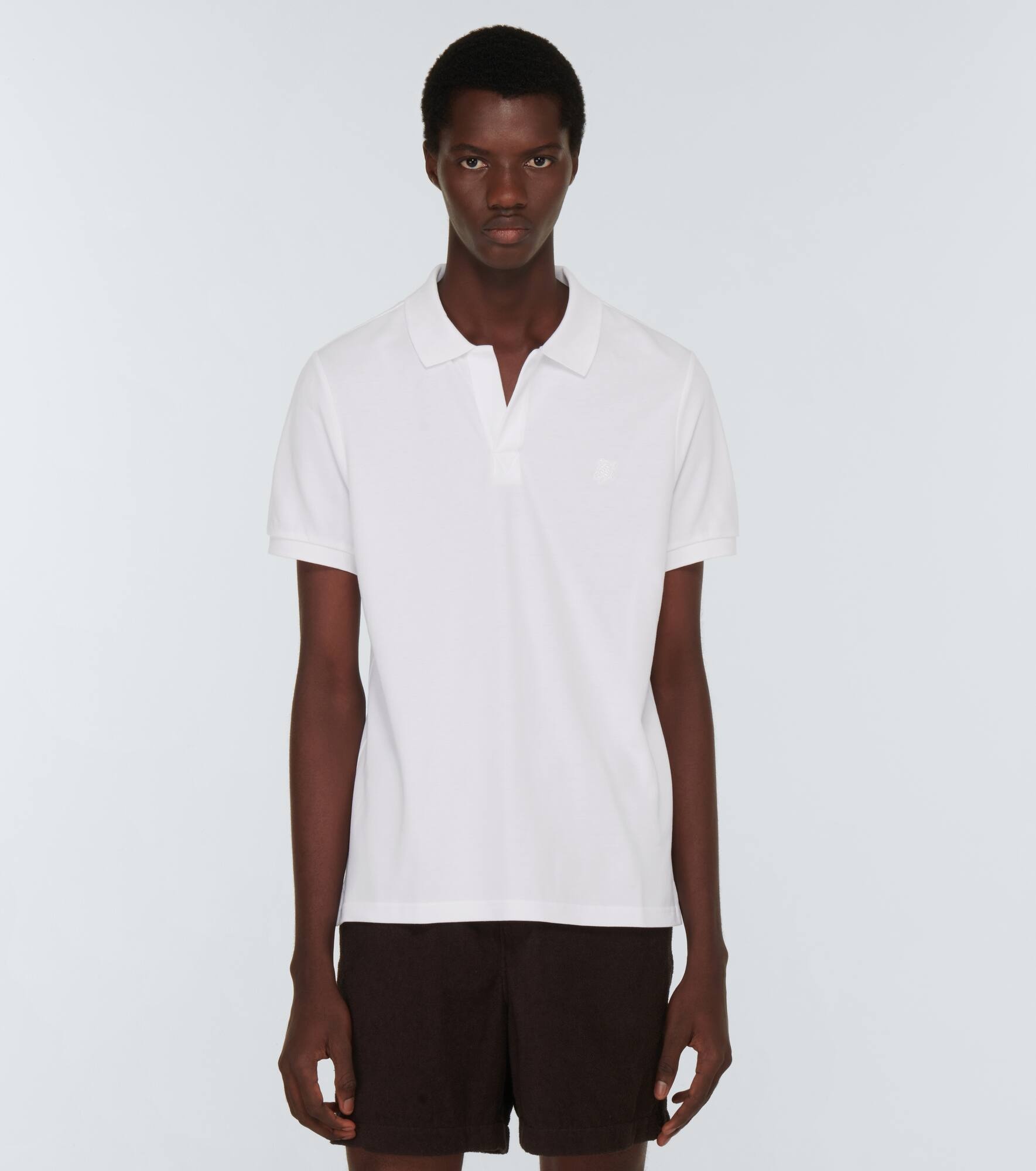 Palatin cotton piqué polo shirt - 3
