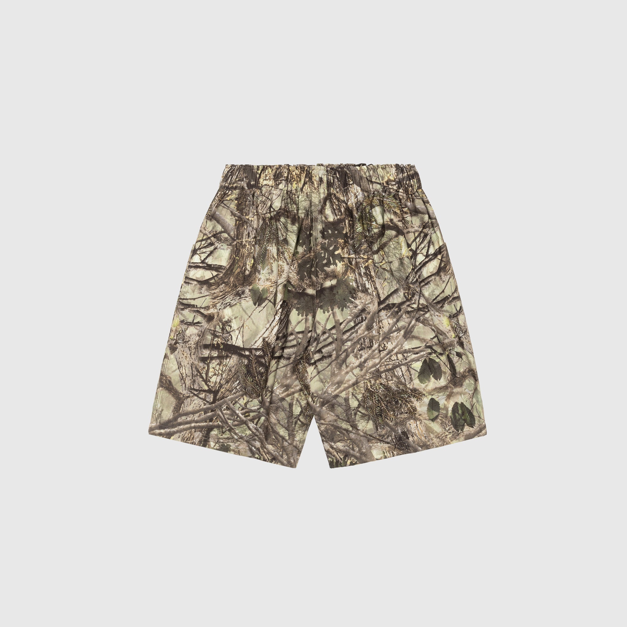 PRINTED COTTON RIPSTOP BELTED C.S SHORT - 5