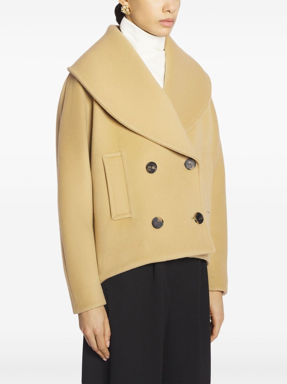 wide-lapels double-breasted jacket - 3