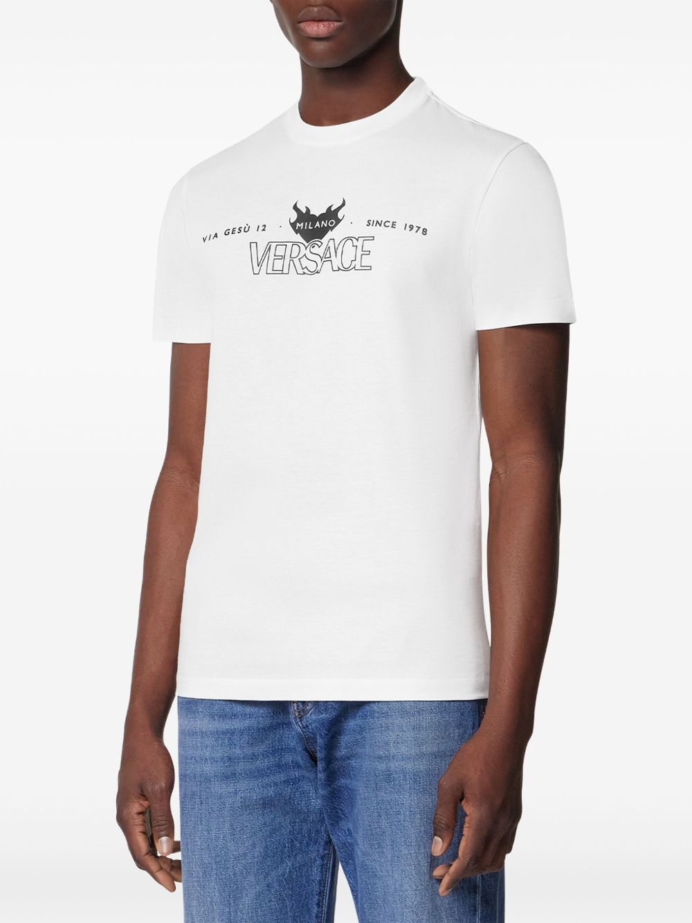 logo-print T-shirt - 3