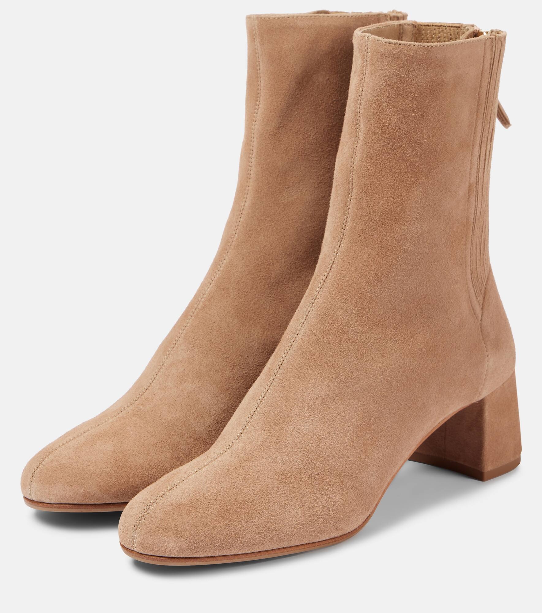 Saint Honore 50 suede ankle boots - 4