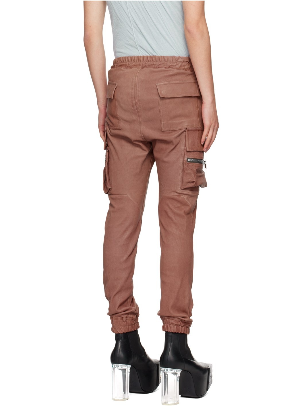 Pink Porterville Mastodon Leather Pants - 3