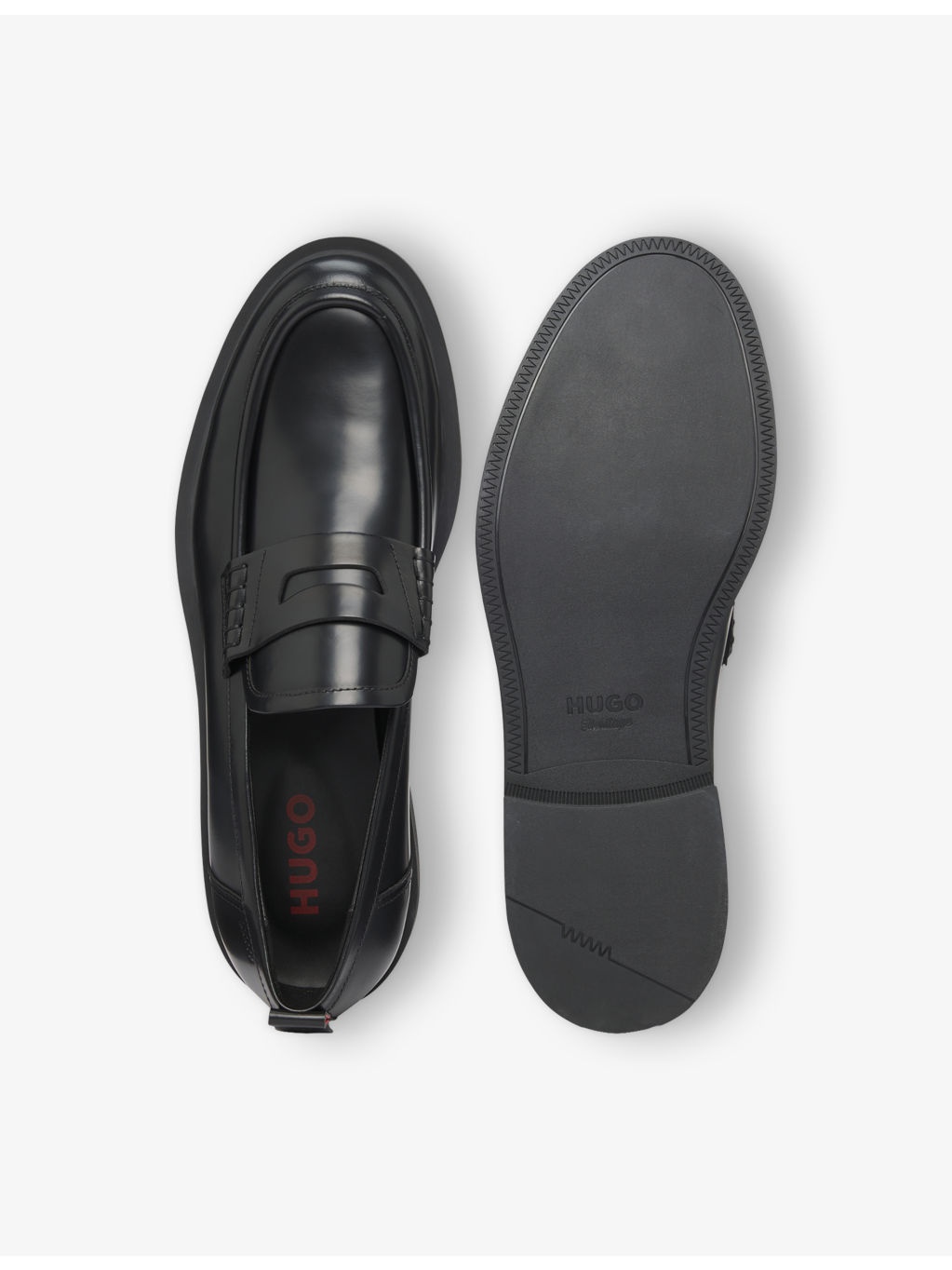 Penny-Detail Leather Loafers - 2