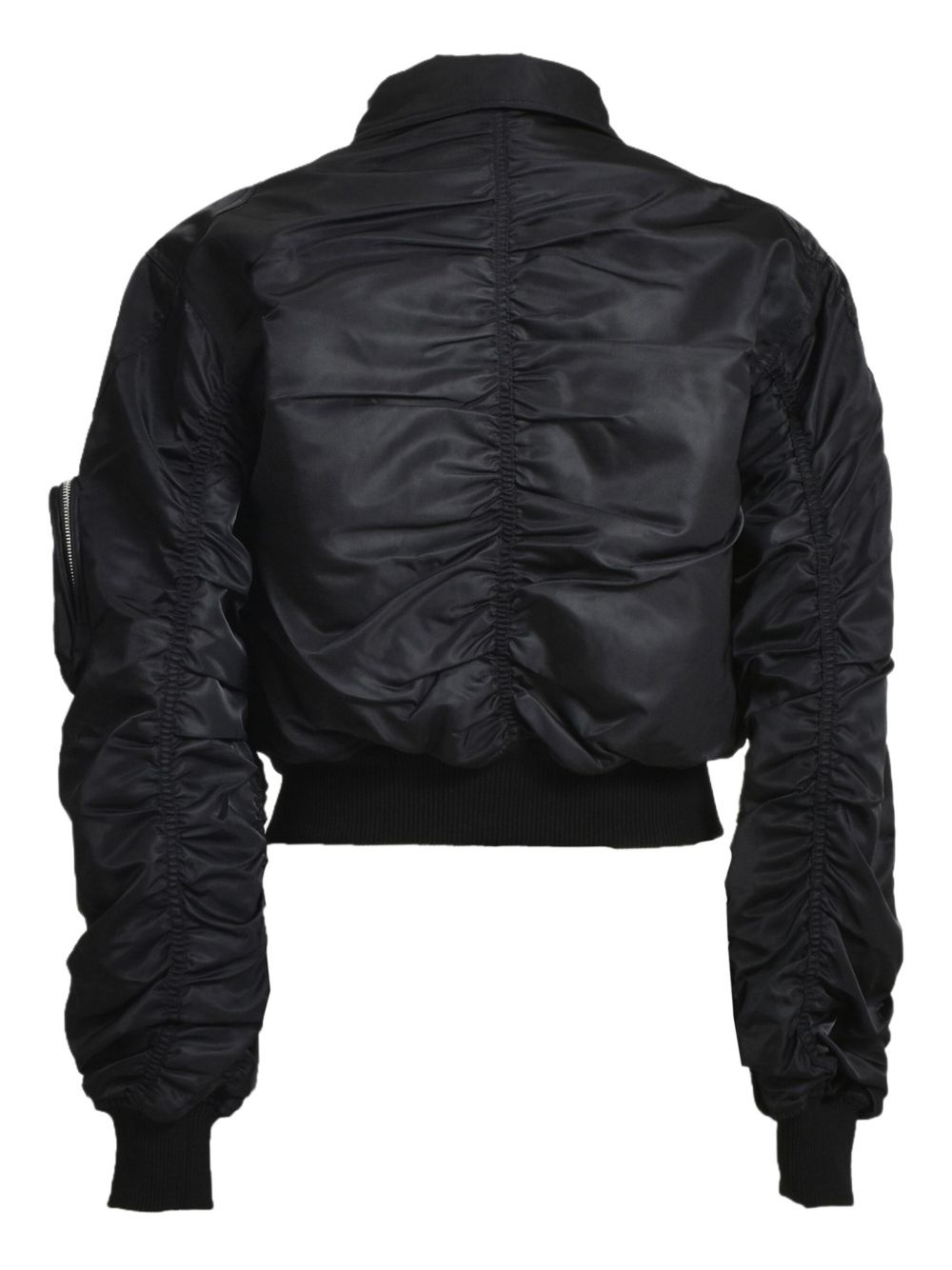 ruched puffer jacket - 5