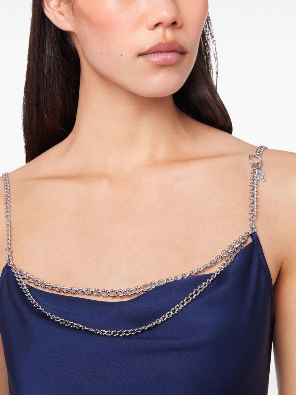 chain-straps maxi dress - 5