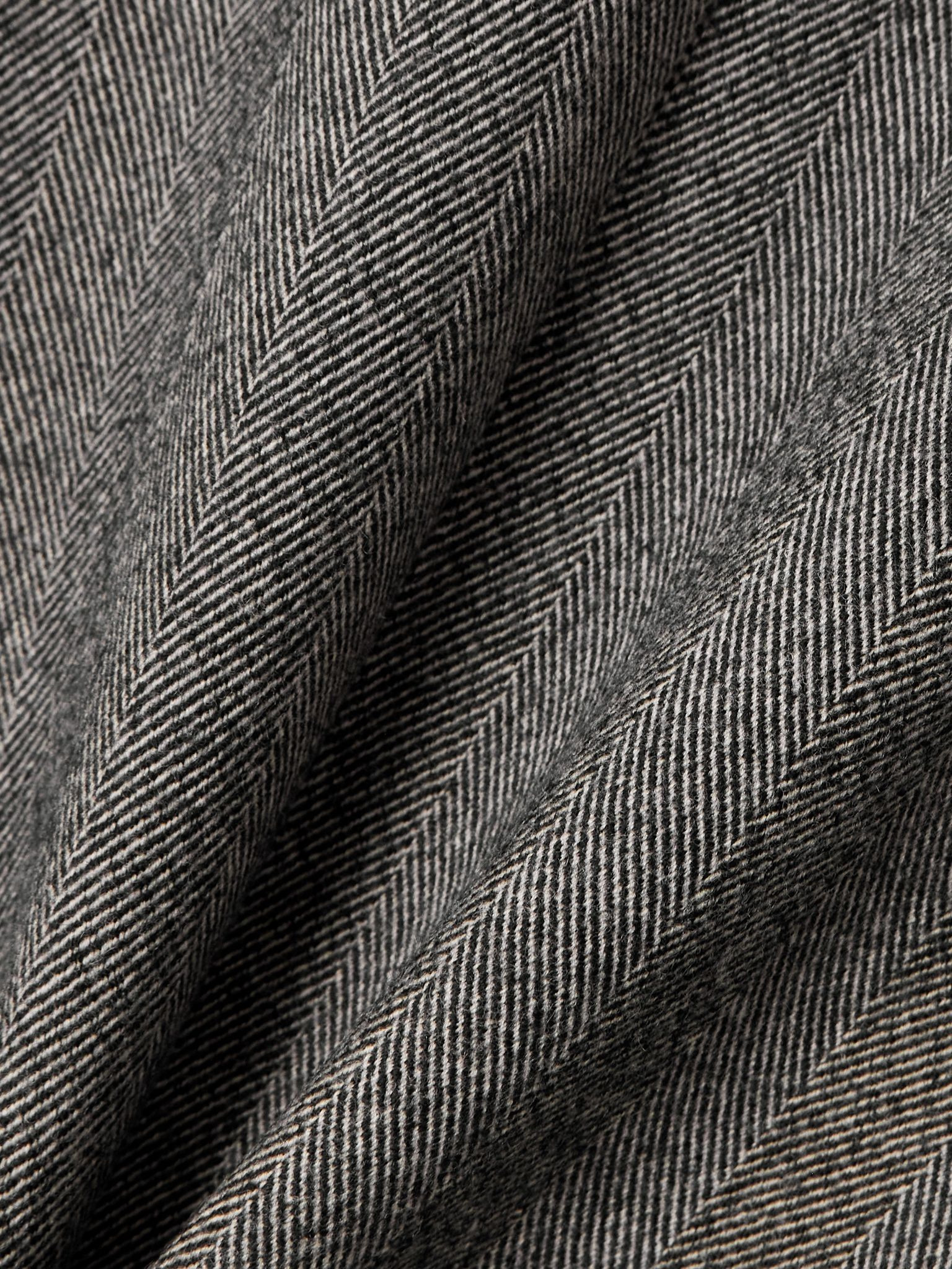 Herringbone wool-blend blazer Gray - 5