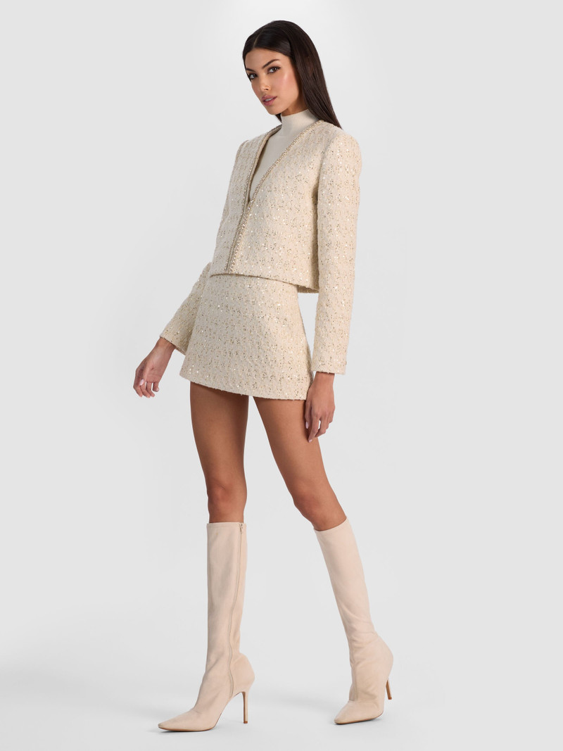 KIDMAN EMBELLISHED TWEED JACKET 6