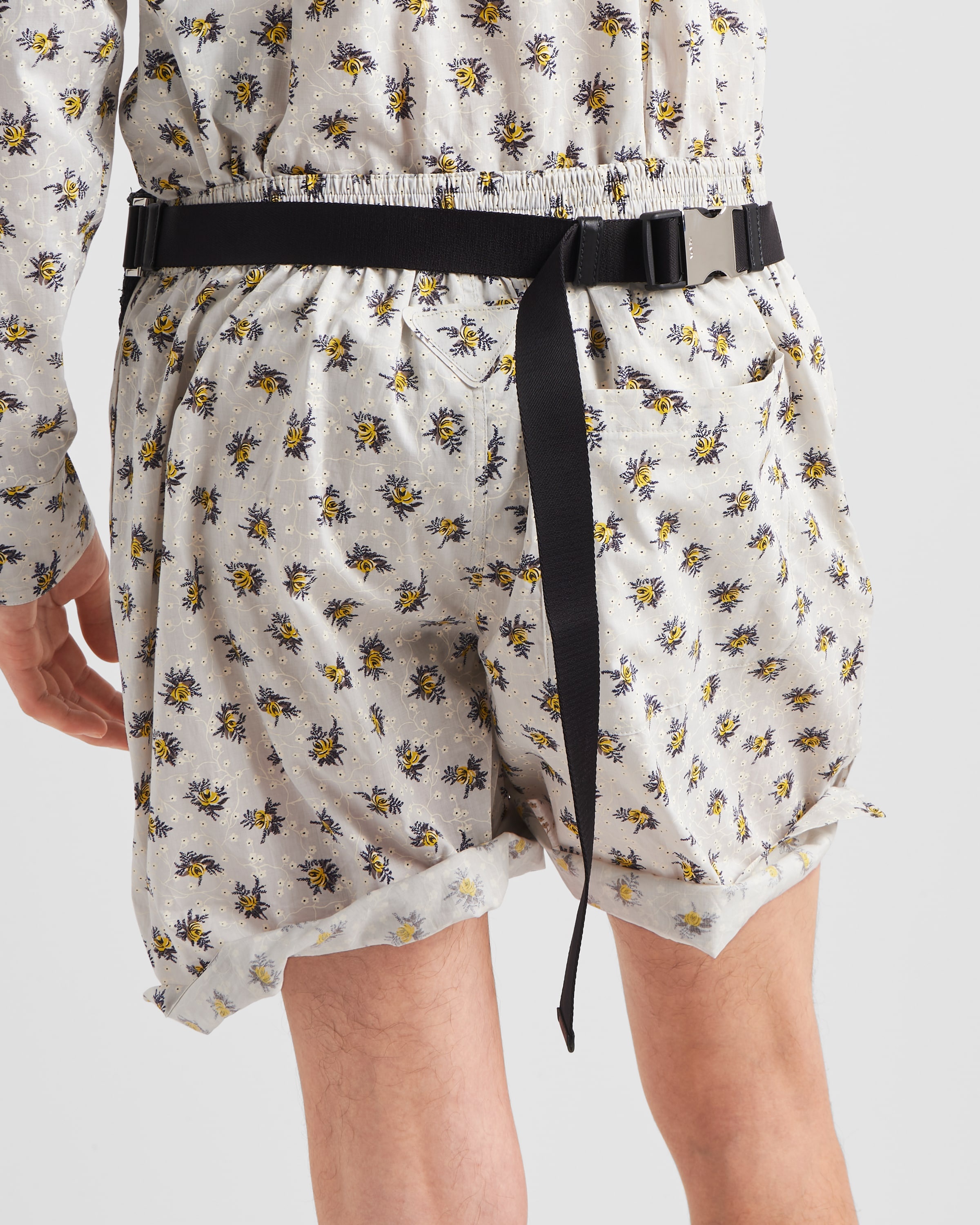 Printed cotton Bermudas - 4