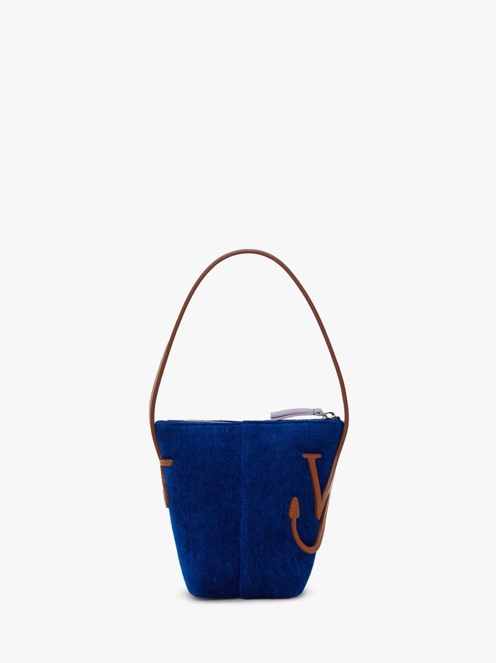 MINI ANCHOR HOBO - CHENILLE TOP HANDLE BAG - 4