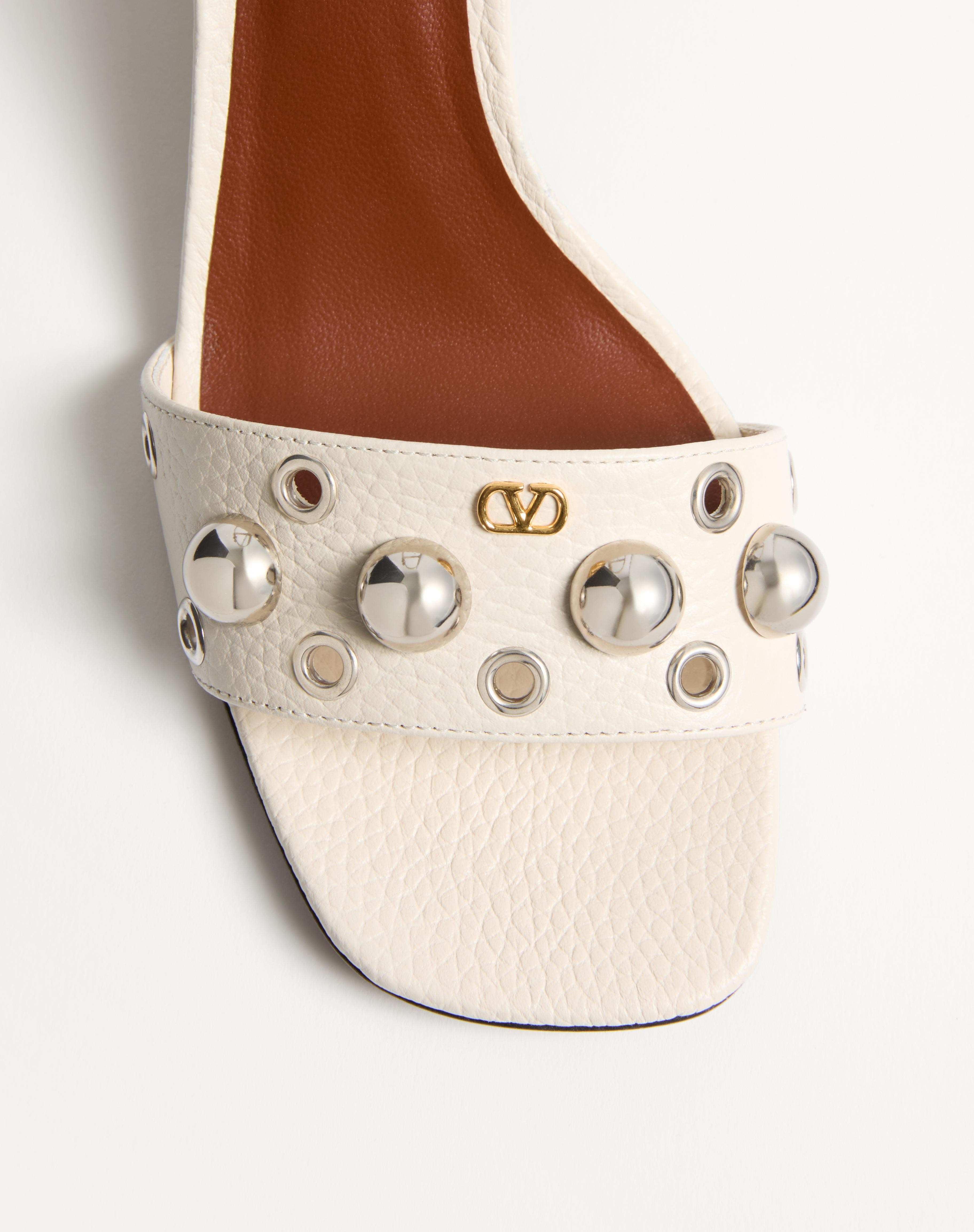 NELLCÔTE SANDAL IN GRAINY CALFSKIN 60MM - 6
