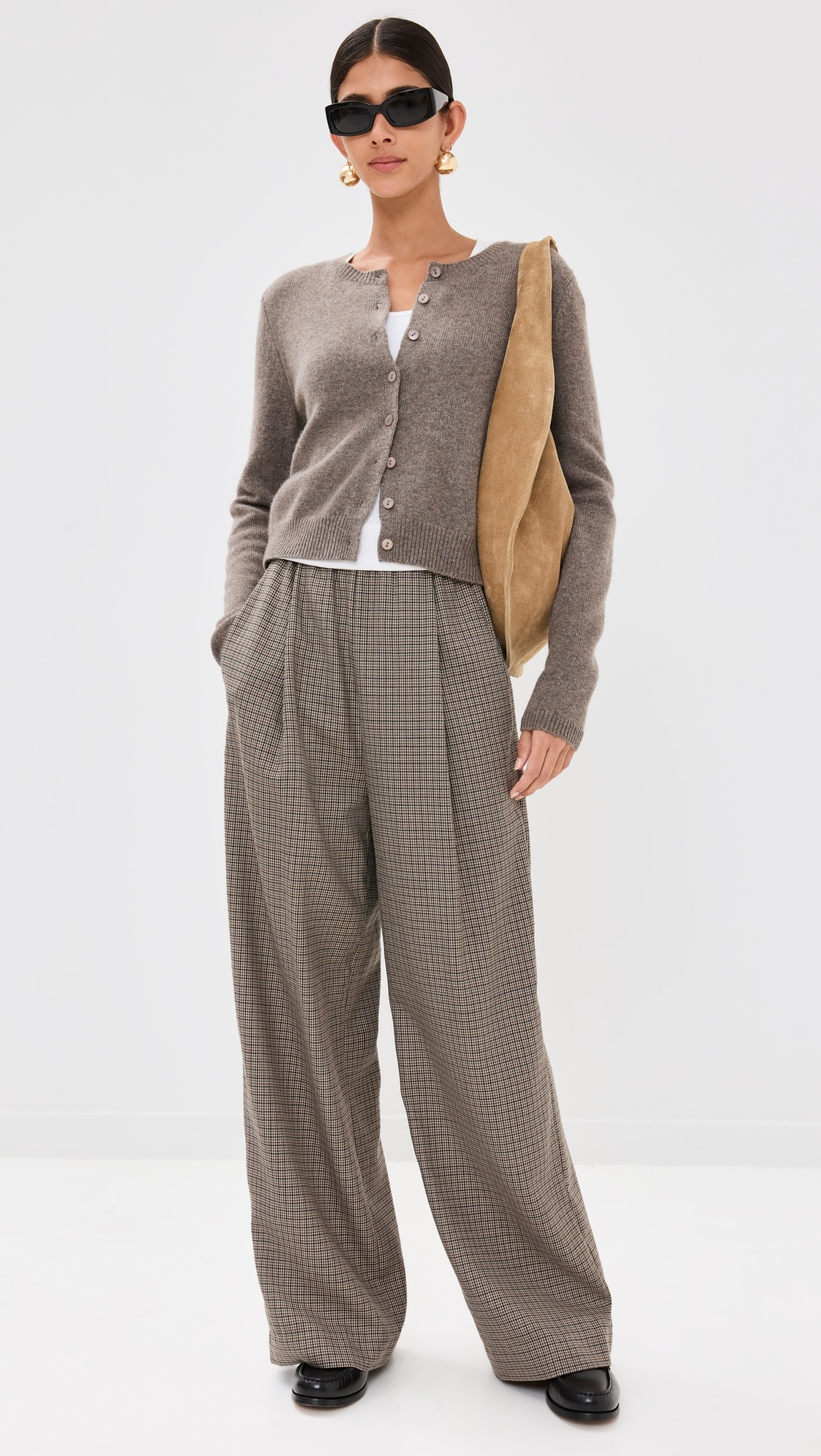 Clara Cashmere Crew Cardigan - 4
