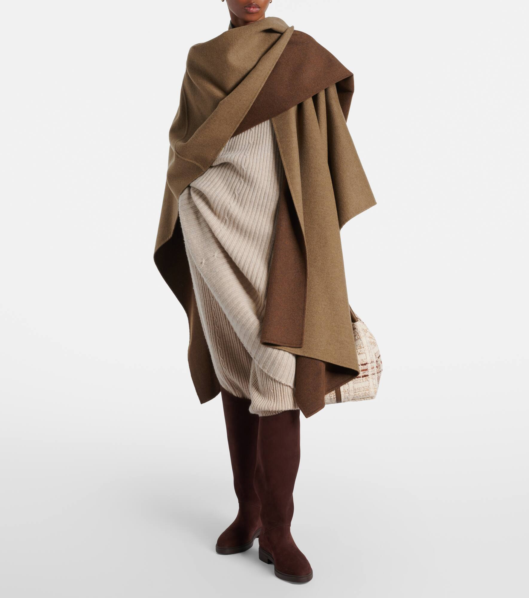 Spagna cashmere cape - 2