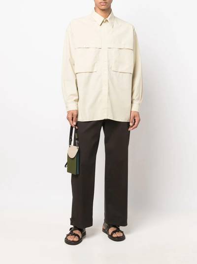 Lemaire buttoned patch-pocket shirt outlook