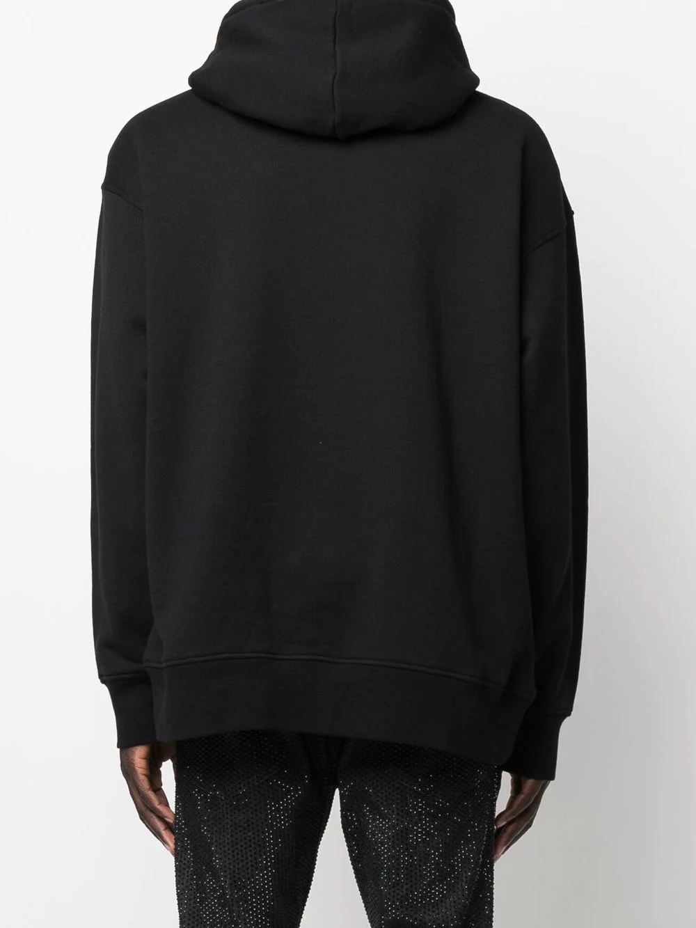 tonal slogan-print hoodie - 4