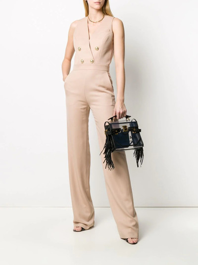 Balmain gold-tone buttons jumpsuit outlook