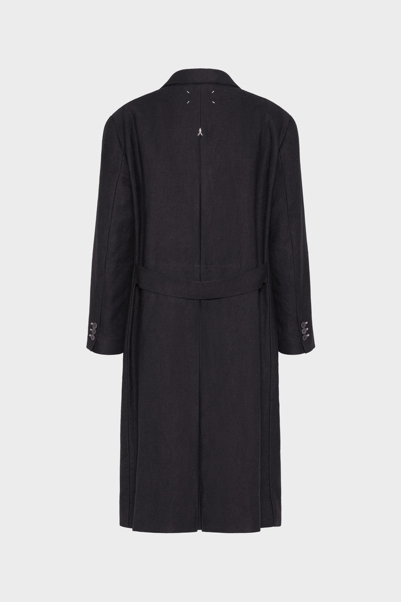 Maison Margiela Woven long coat outlook