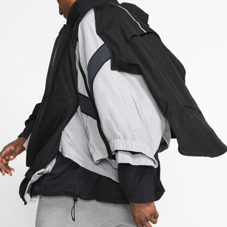 Nike Lab Collection Nrg Dh Jacket Splicing multilayer Black Gray AV8265-010 - 3